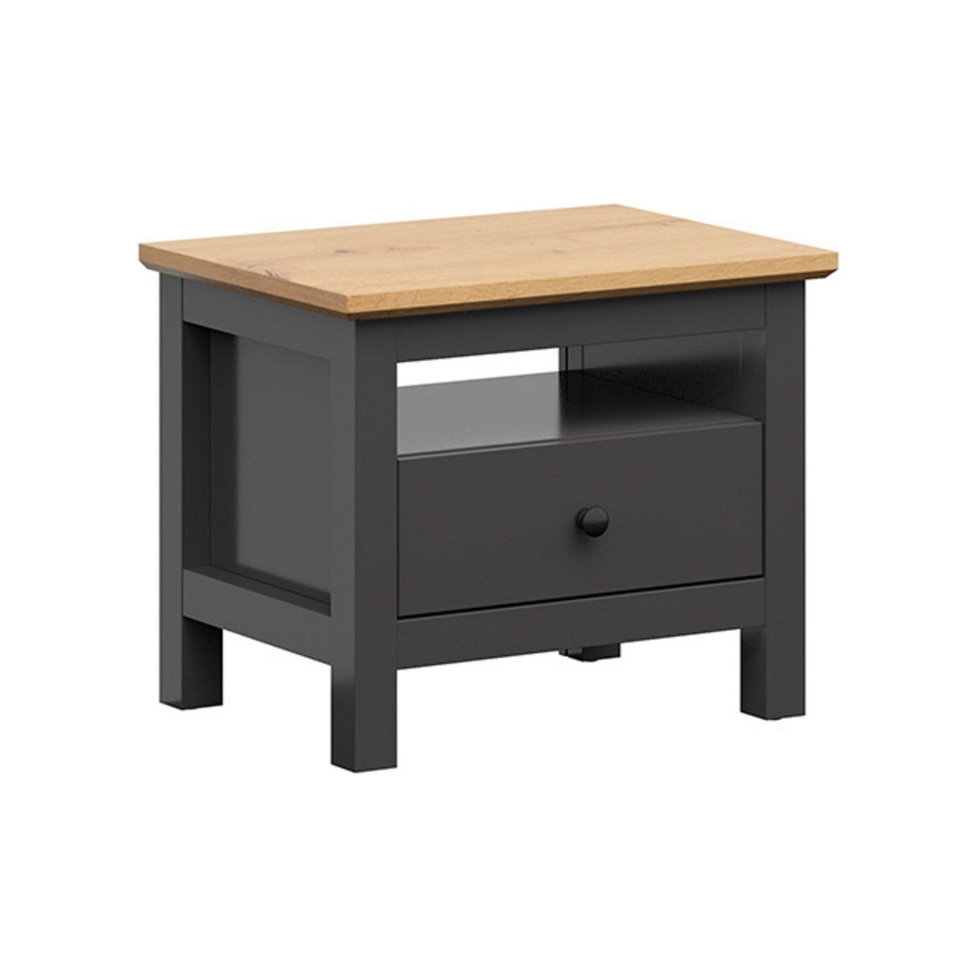 Noptiera BERGEN OCN-28996, gri grafit/stejar artisan