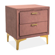 Noptiera DETROIT OCN-39049, roz antic/auriu