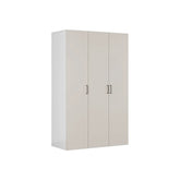 Dulap FLEX, casmir/alb, PAL, cu 3 usi, 150x66x240 cm