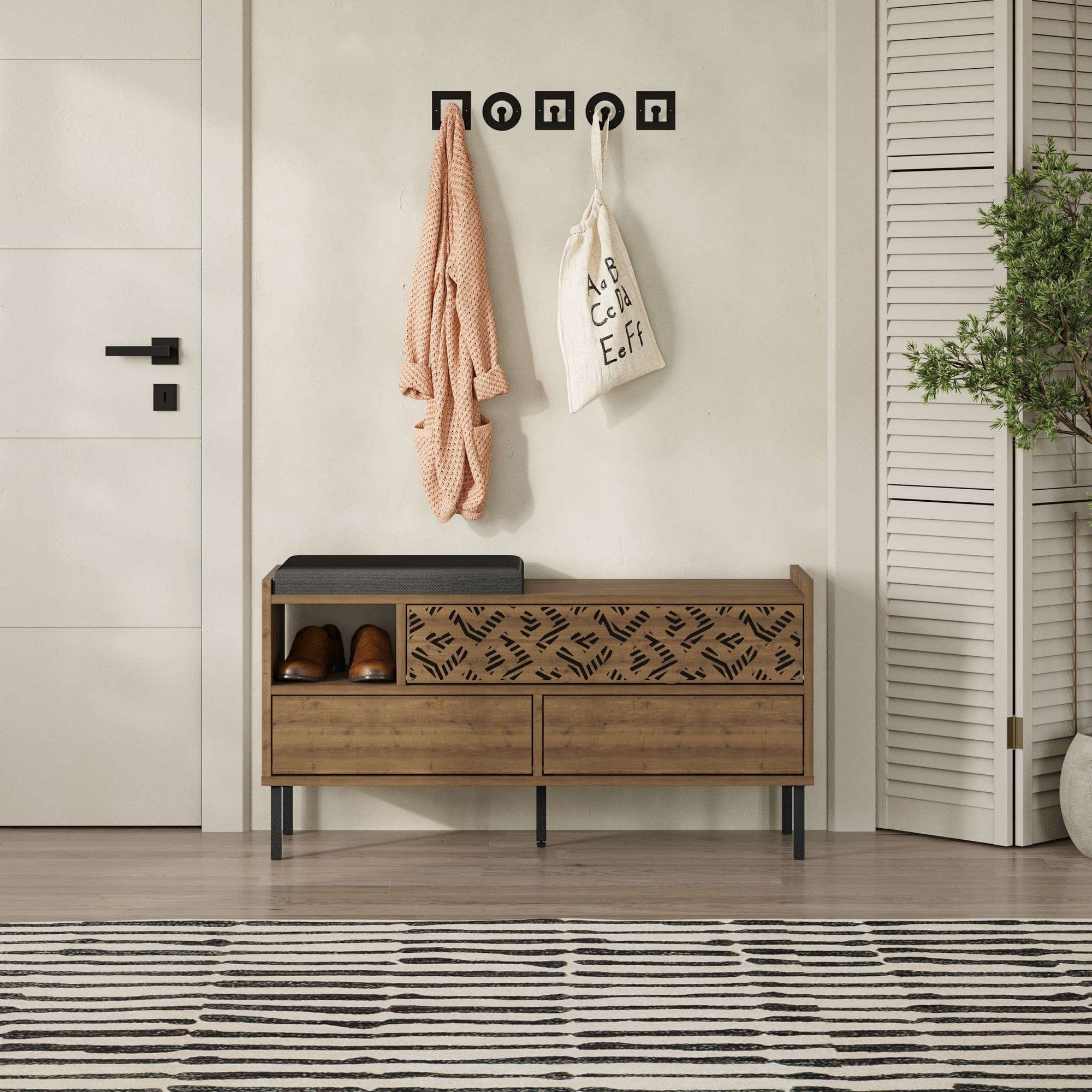 Pantofar AMSTERDAM OCN-31354, stejar/gri inchis