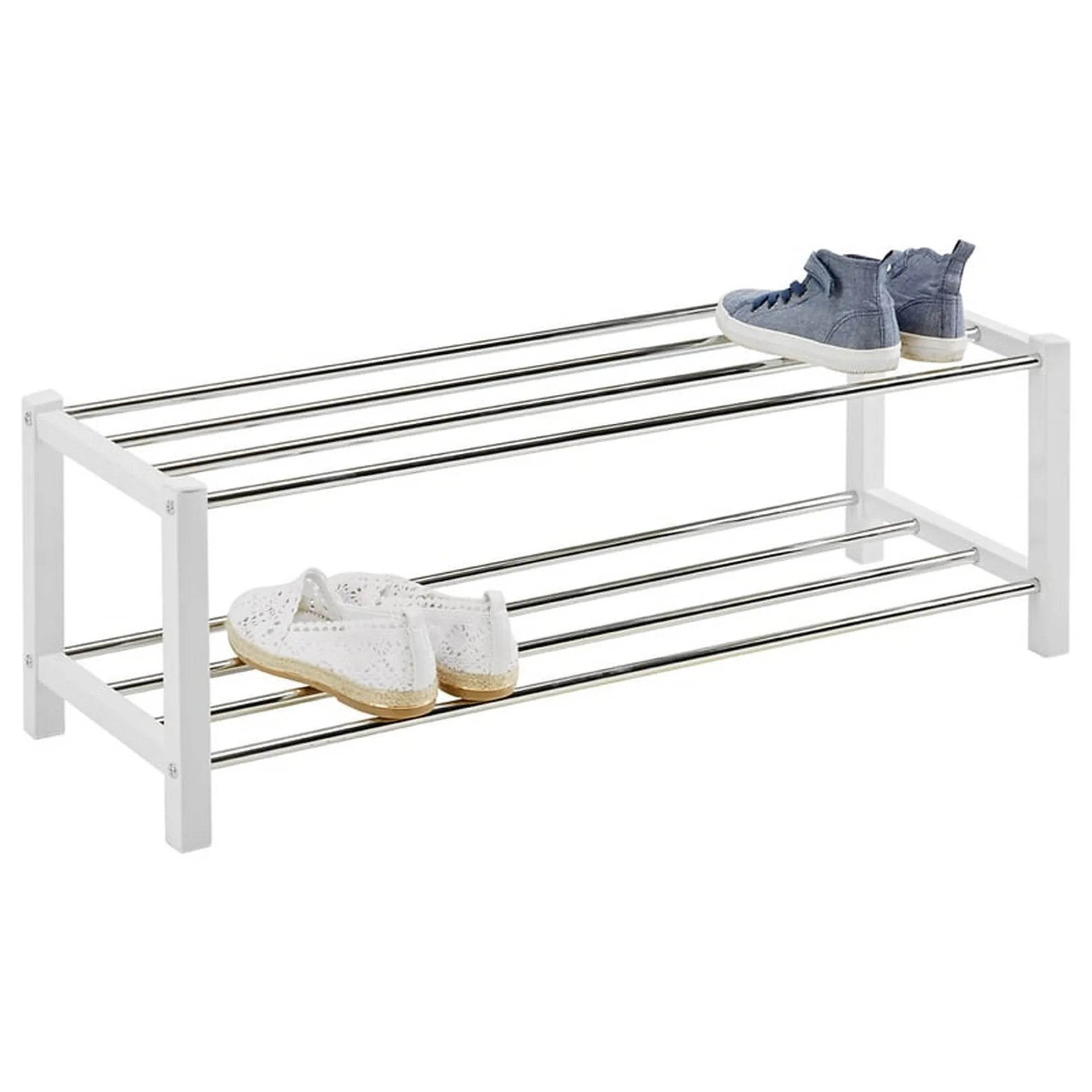 Pantofar BERGEN OCN-28849, alb/crom