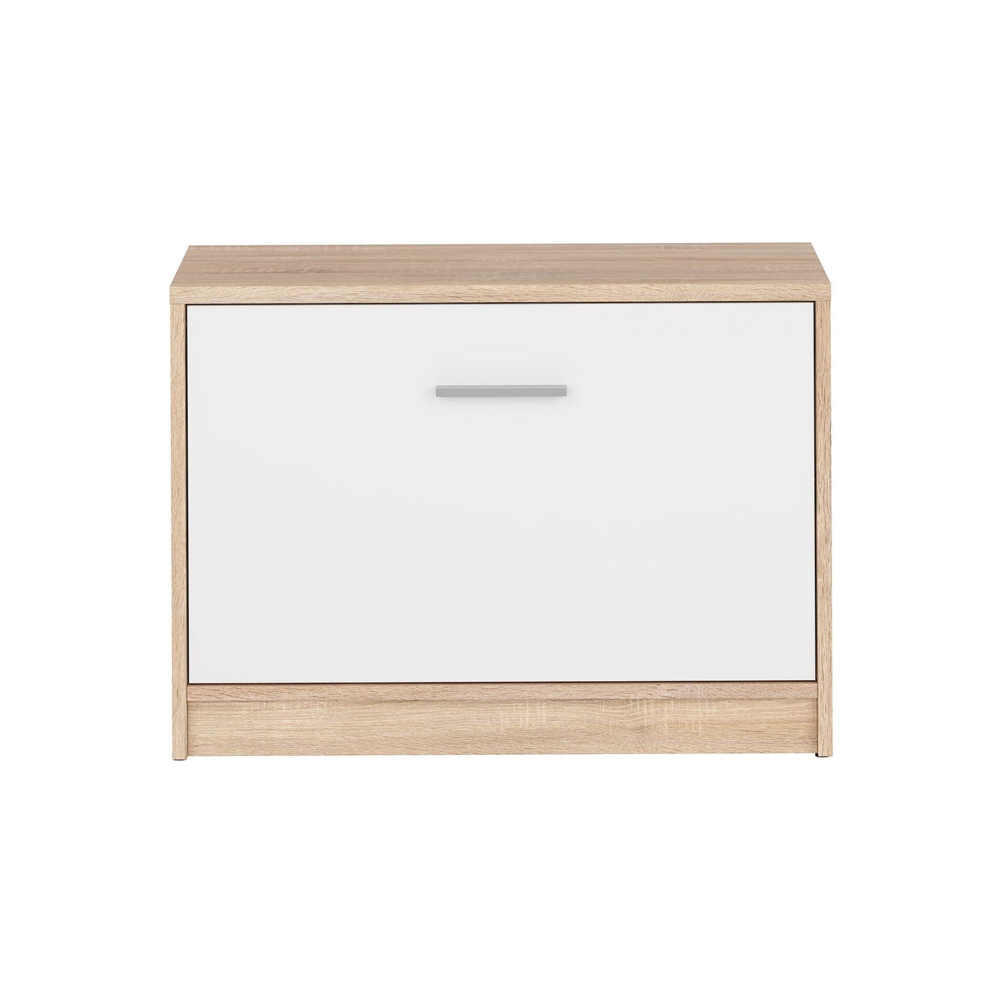 Pantofar BERGEN OCN-28867, alb/stejar sonoma