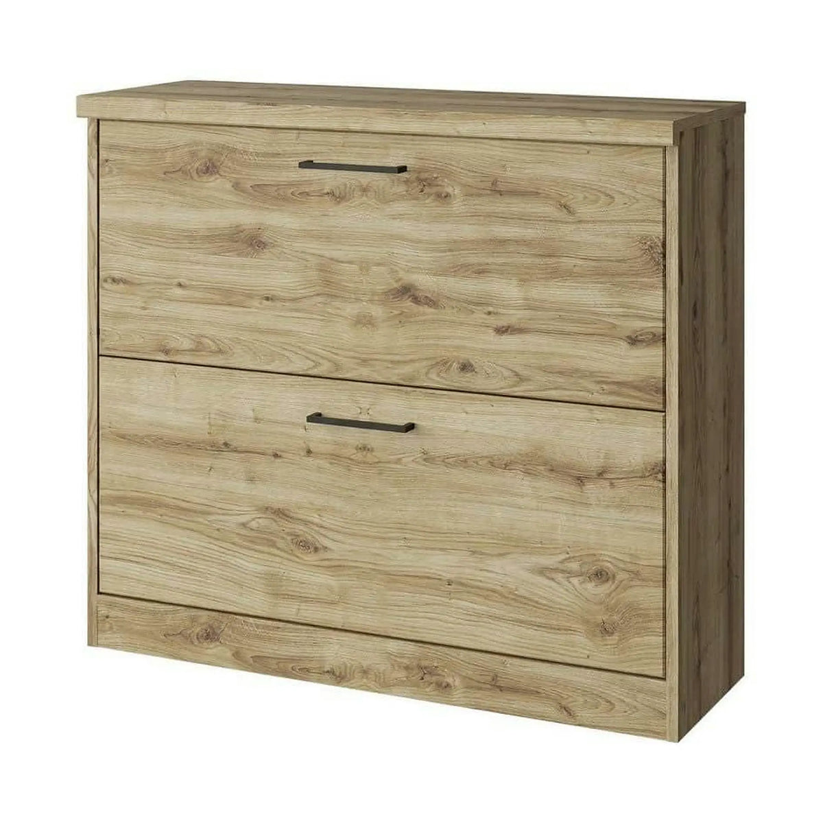 Pantofar DOORSET, stejar navarra, PAL laminat, 90x31x81 cm