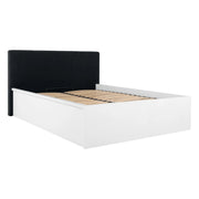 Pat 140x200 BERGEN OCN-28799, alb lucios/negru