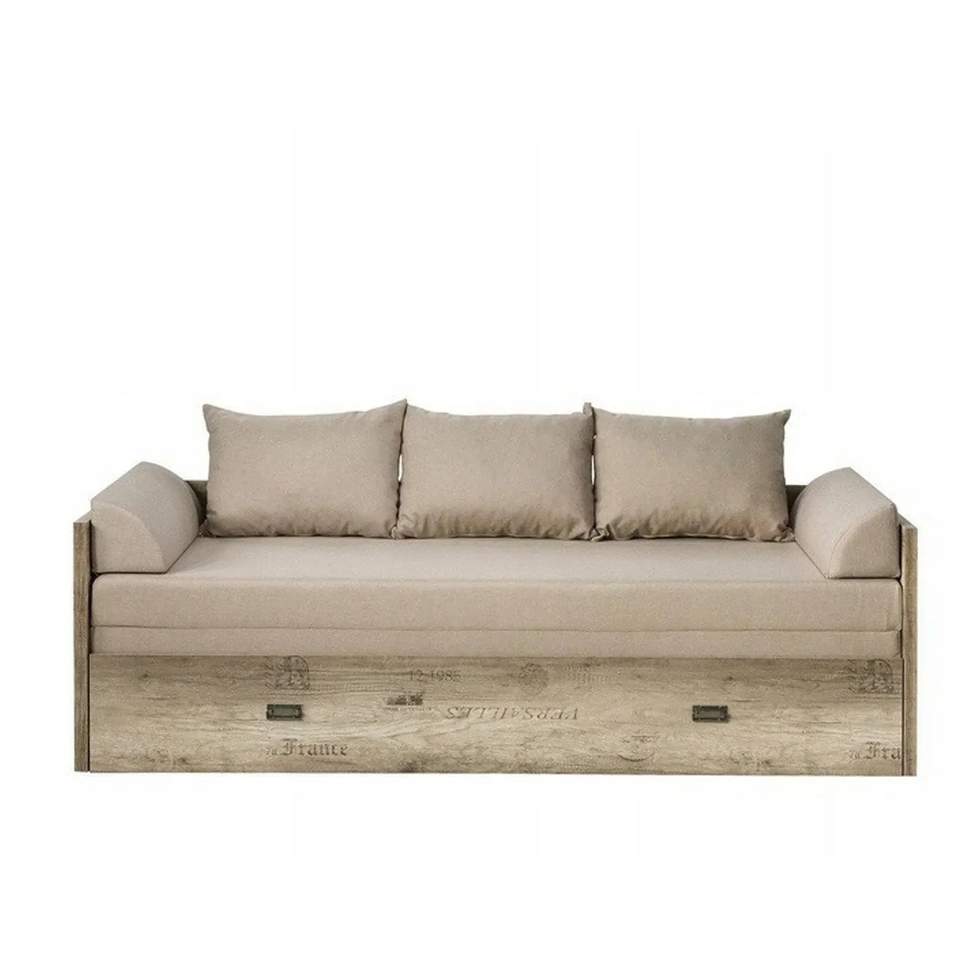 Pat 80/160x200 BERGEN OCN-28805, stejar/bej