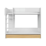 Pat supraetajat 80x180 BERGEN OCN-28824, alb lucios