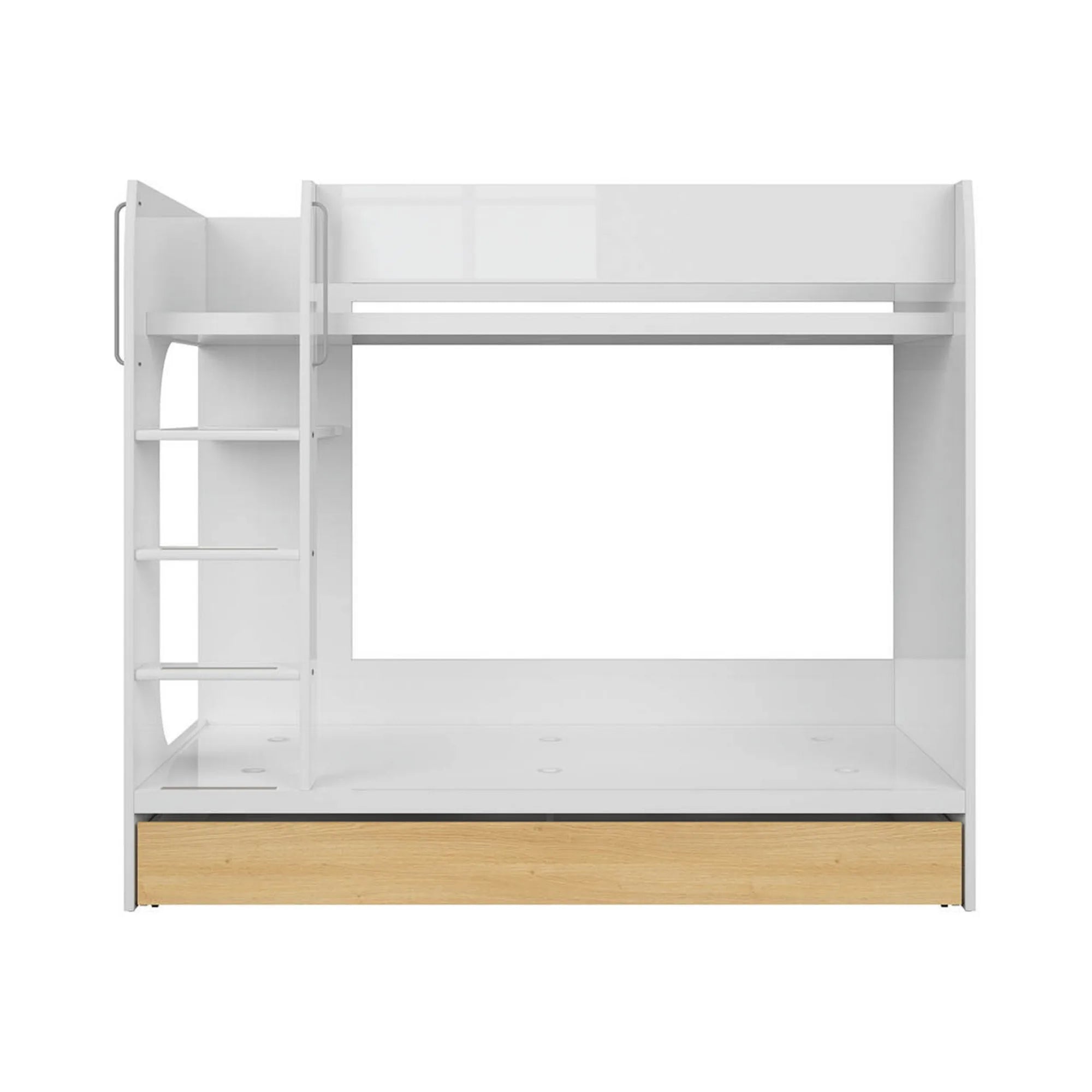 Pat supraetajat 80x180 BERGEN OCN-28824, alb lucios