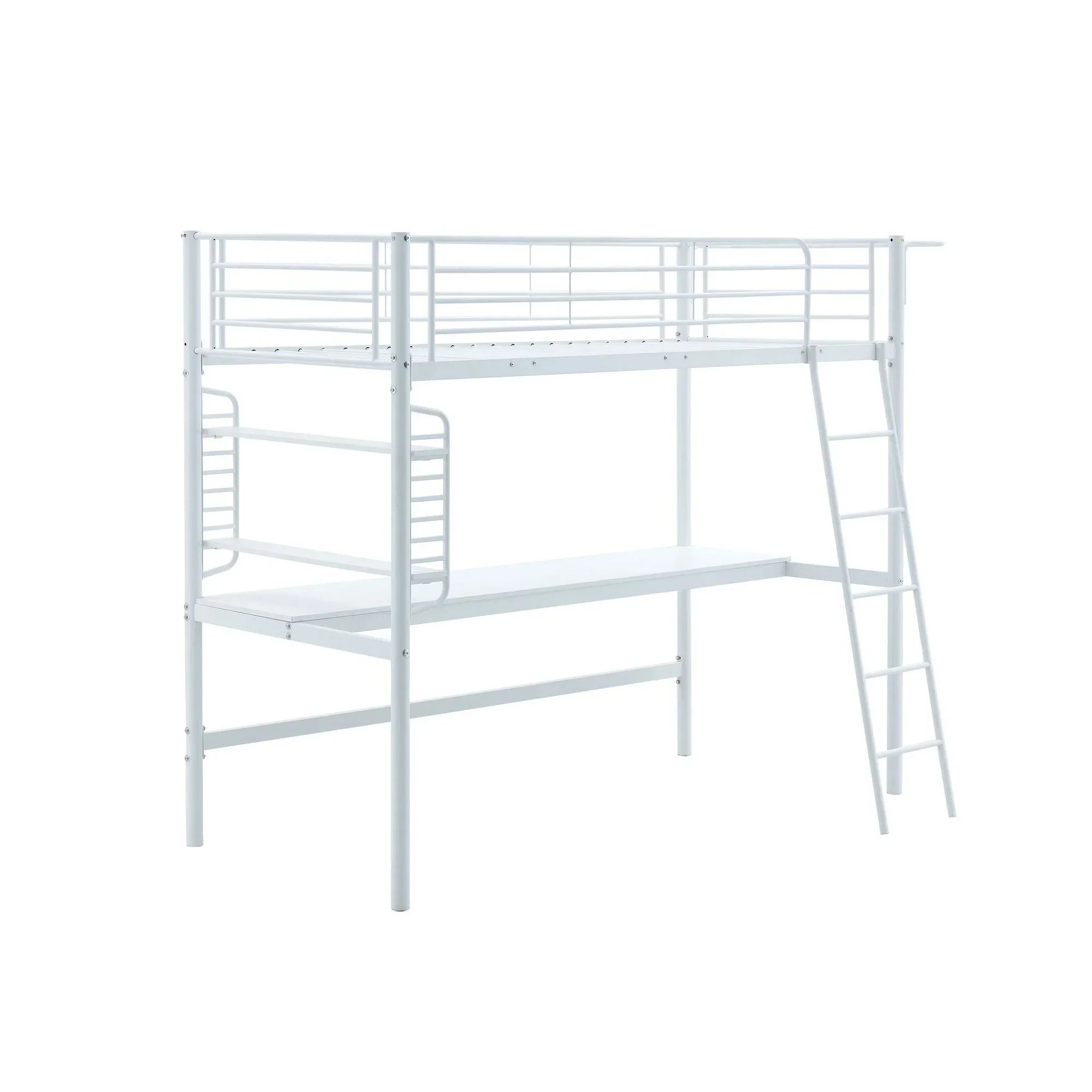 Pat supraetajat 90x200 HOUSTON OCN-36887, alb