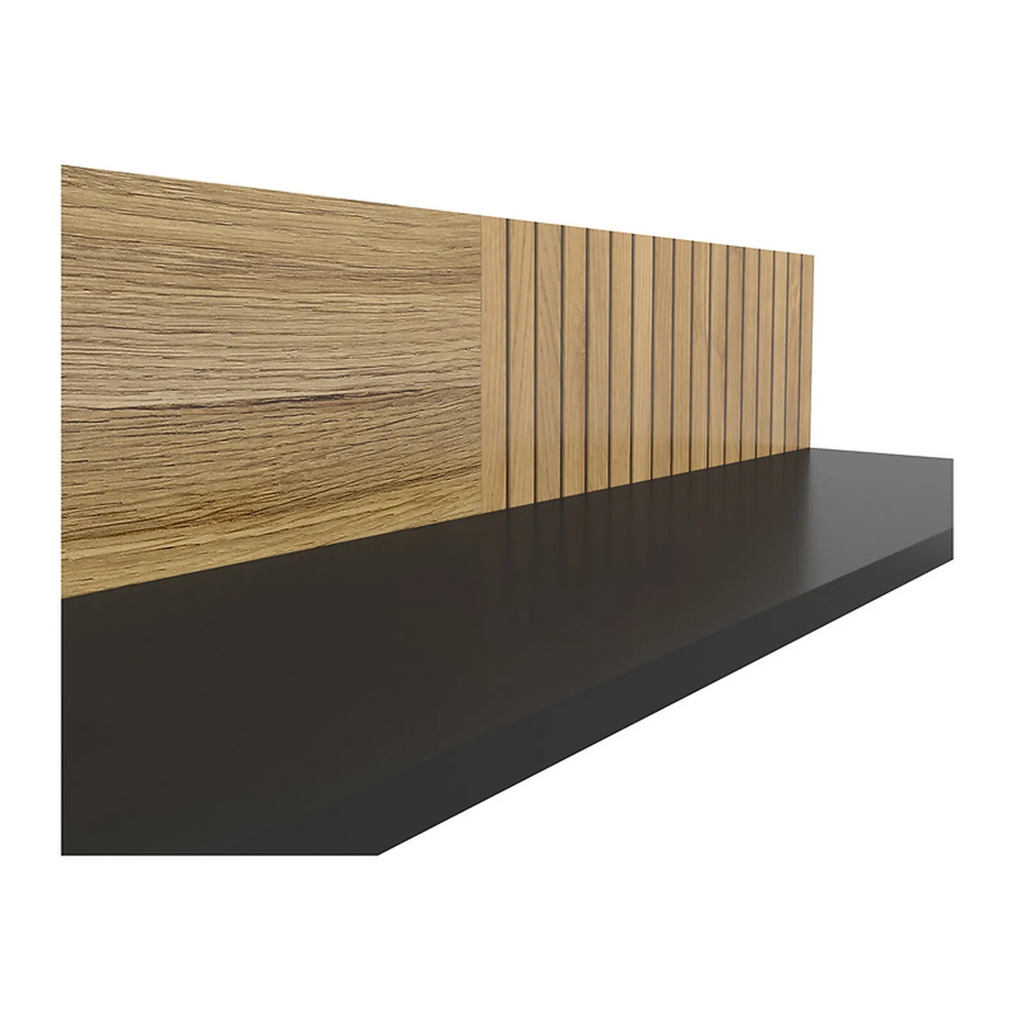 Polita BERGEN OCN-28676, stejar/negru