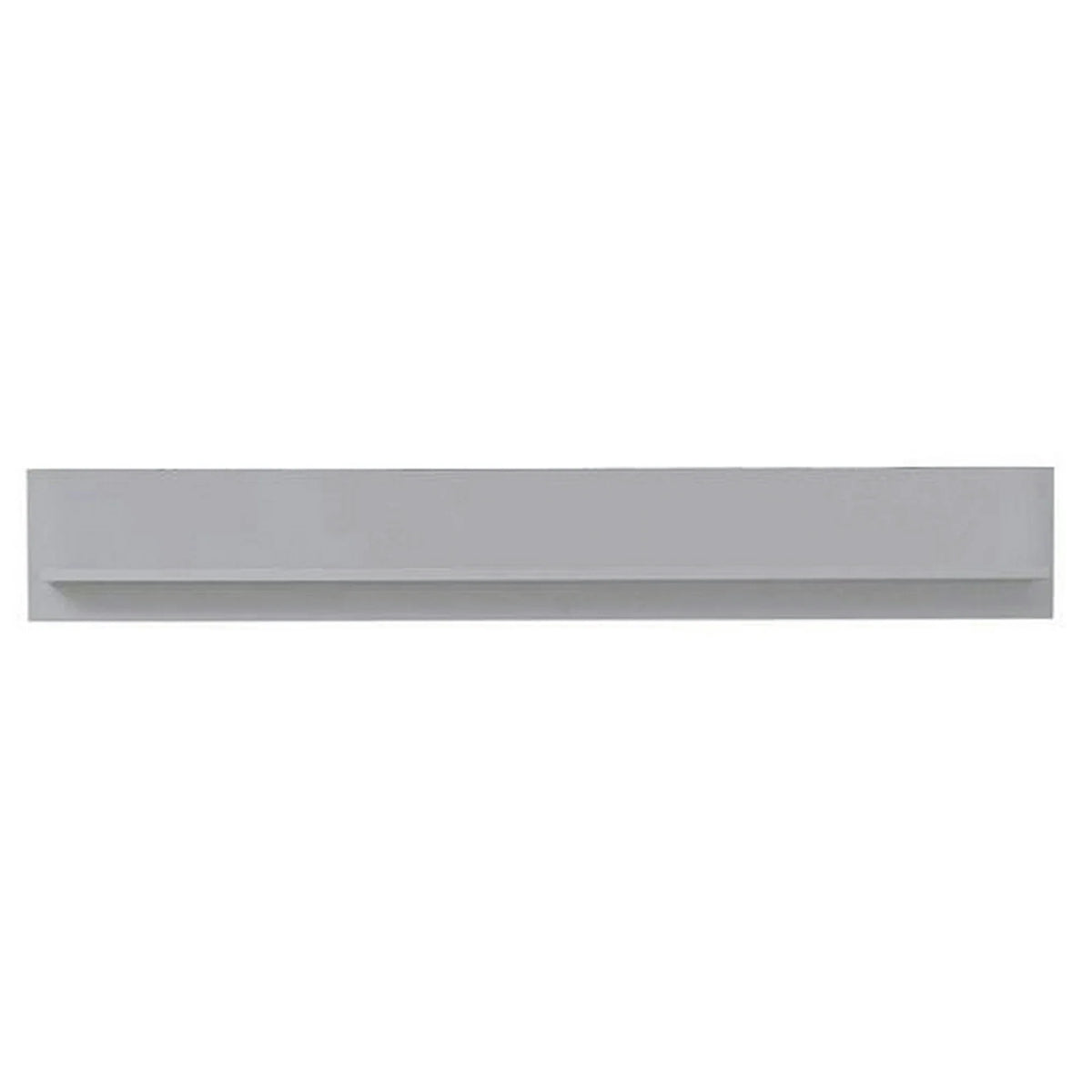 Polita perete alba BRANDSON, alb, PAL laminat, 139x18x21 cm