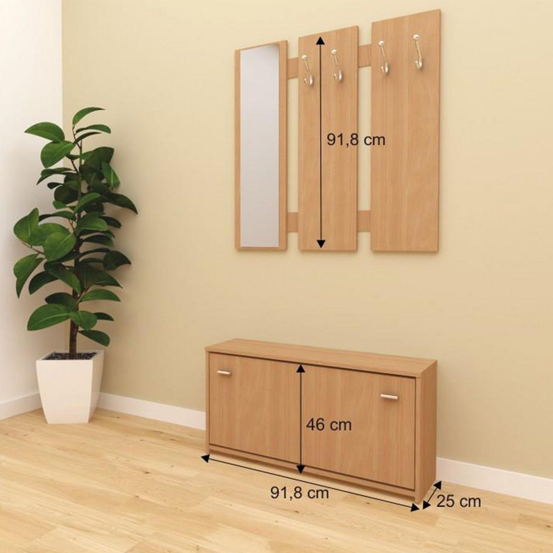 Set hol LADA 2 NEW, fag, 91.8x25x200 cm