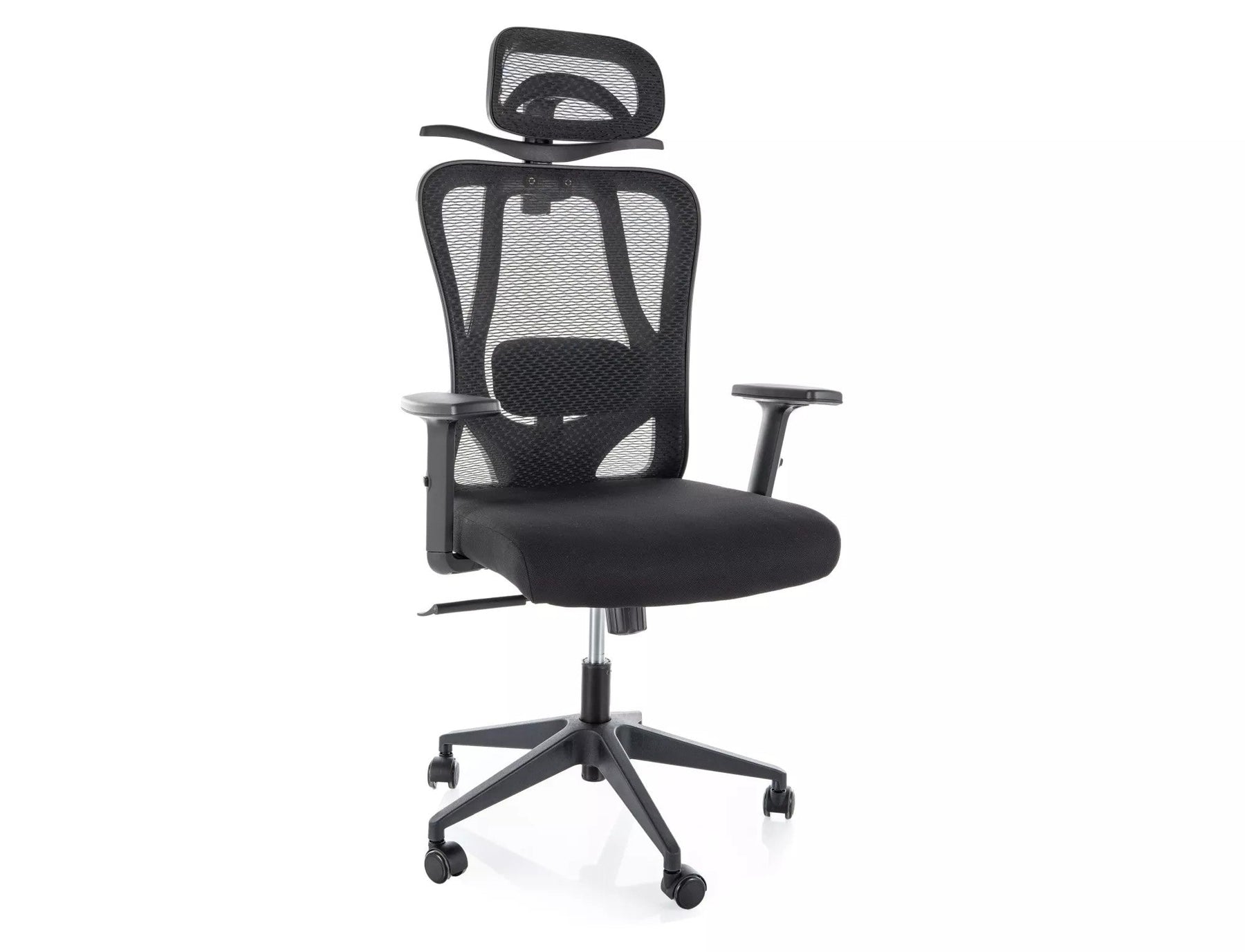 Scaun de birou Q-080, negru, 67x50x115/125 cm