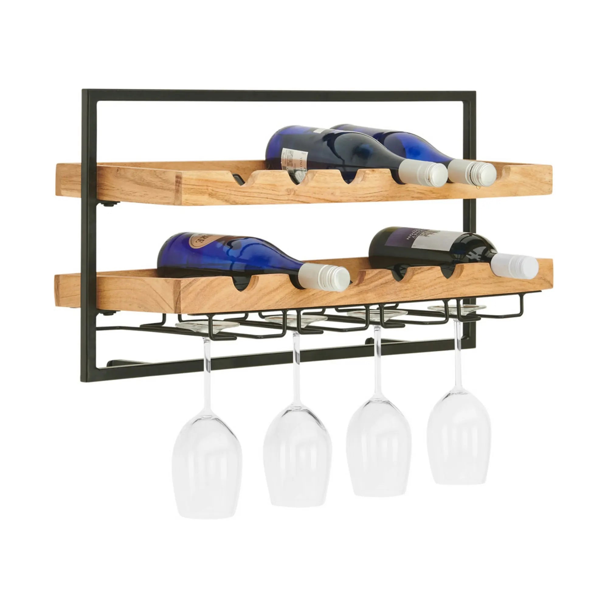 Raft BERGEN OCN-28636, stejar/negru