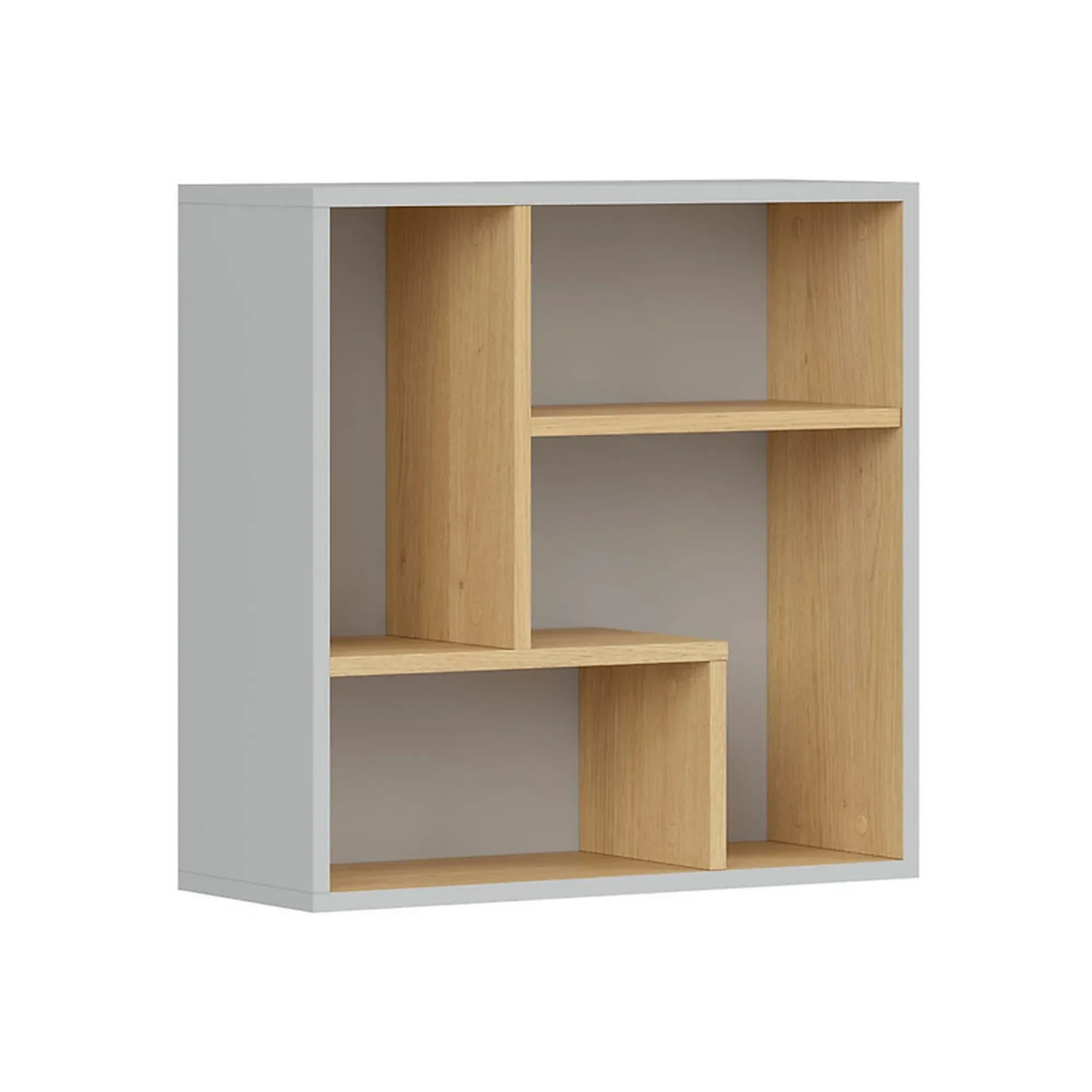 Raft BERGEN OCN-28638, stejar/gri deschis