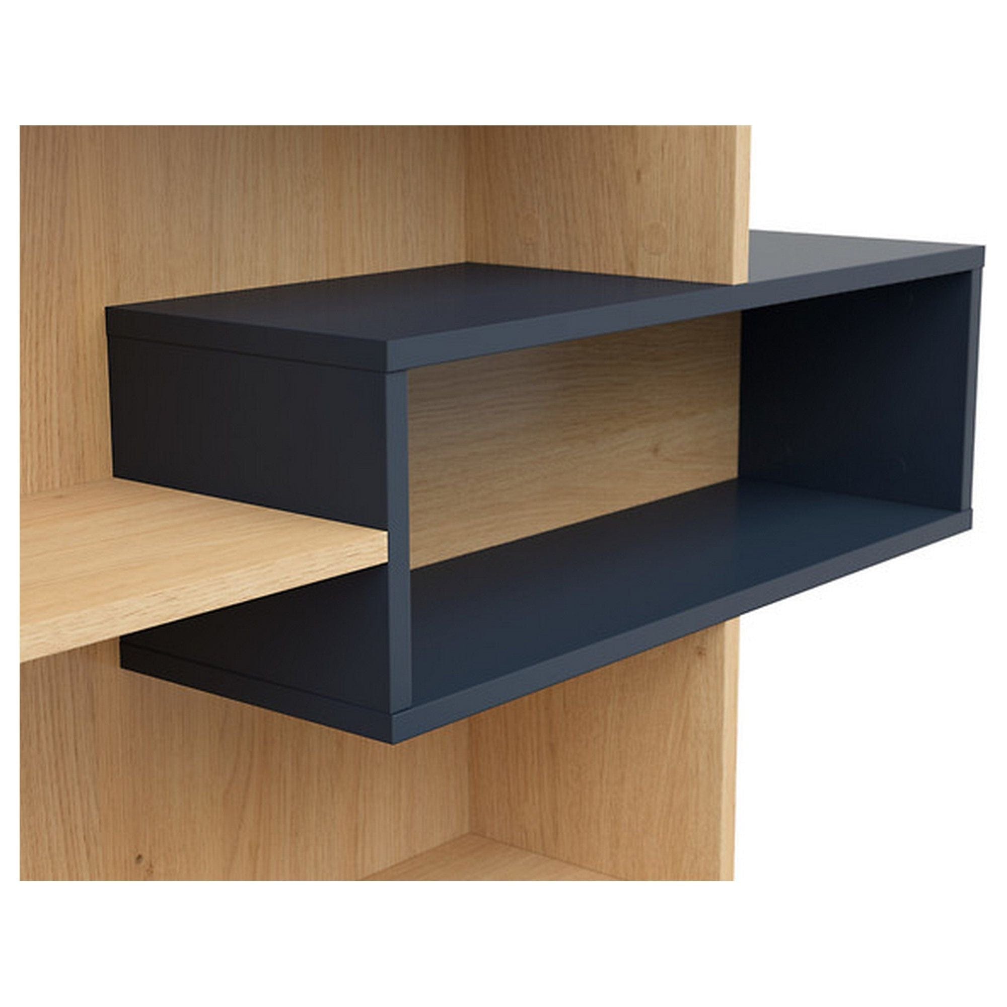 Raft BERGEN OCN-28645, stejar sonoma/gri inchis