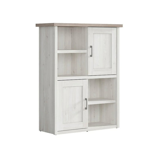 Biblioteca LUCA JUZI, zada sibiu deschis, PAL laminat, 106x43x135 cm