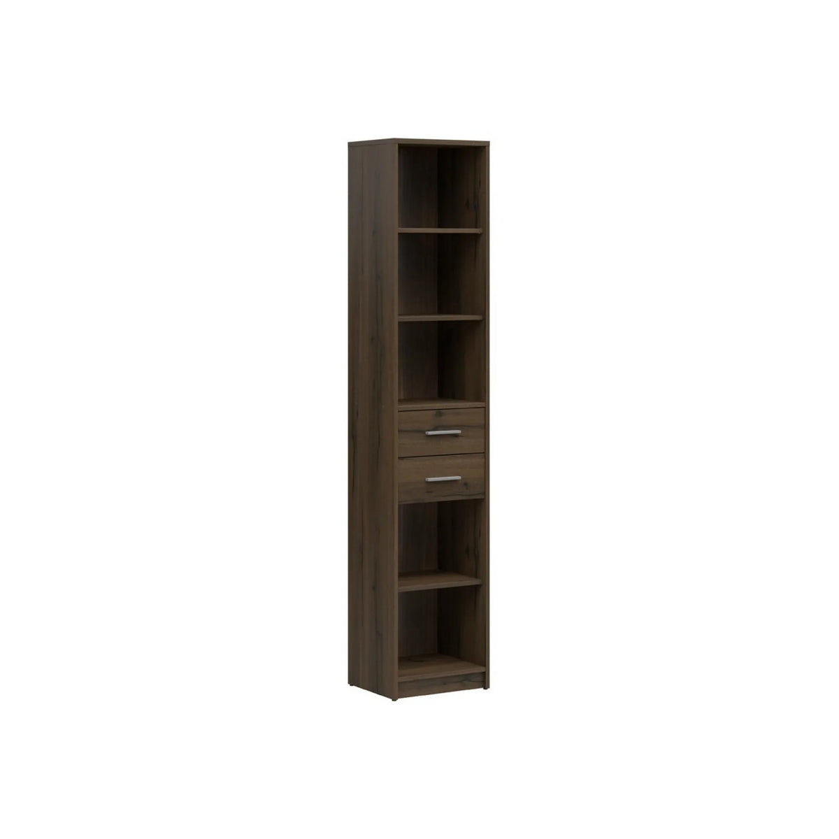 Biblioteca NEPO PLUS, stejar nobil, PAL laminat, 40x34x197 cm