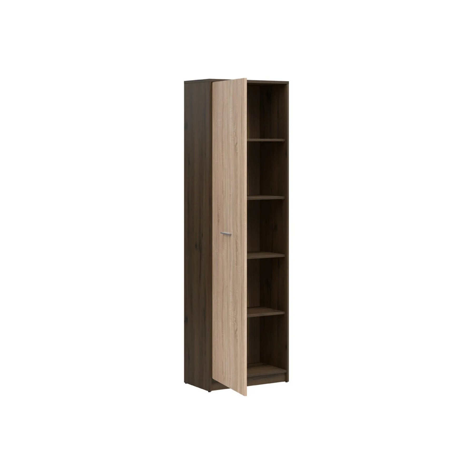 Dulap NEPO PLUS, stejar nobil/stejar sonoma, PAL laminat, cu o usa, 60x34x197 cm