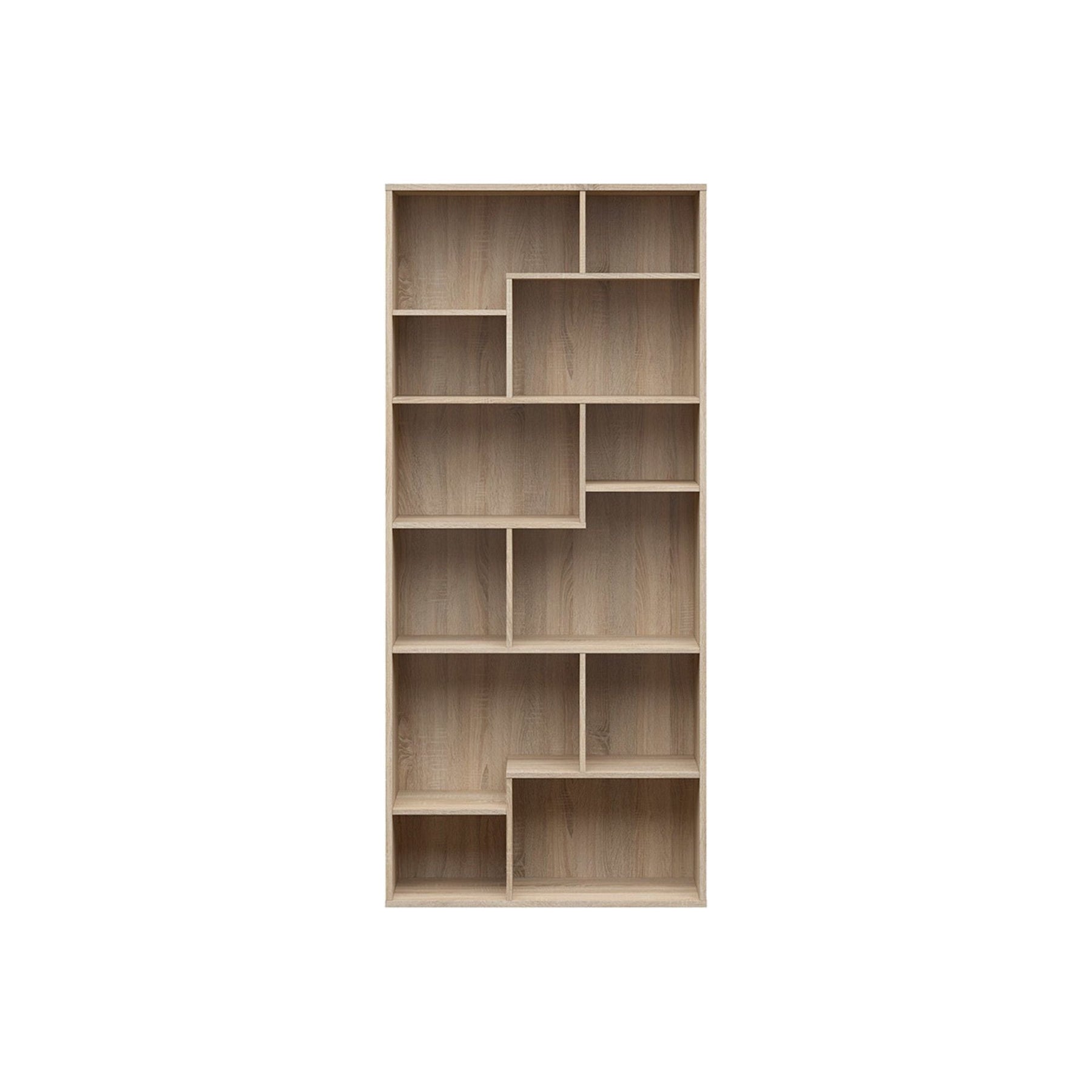 Biblioteca TETRIX, stejar sonoma, PAL, 87.5x33.5x197.5 cm