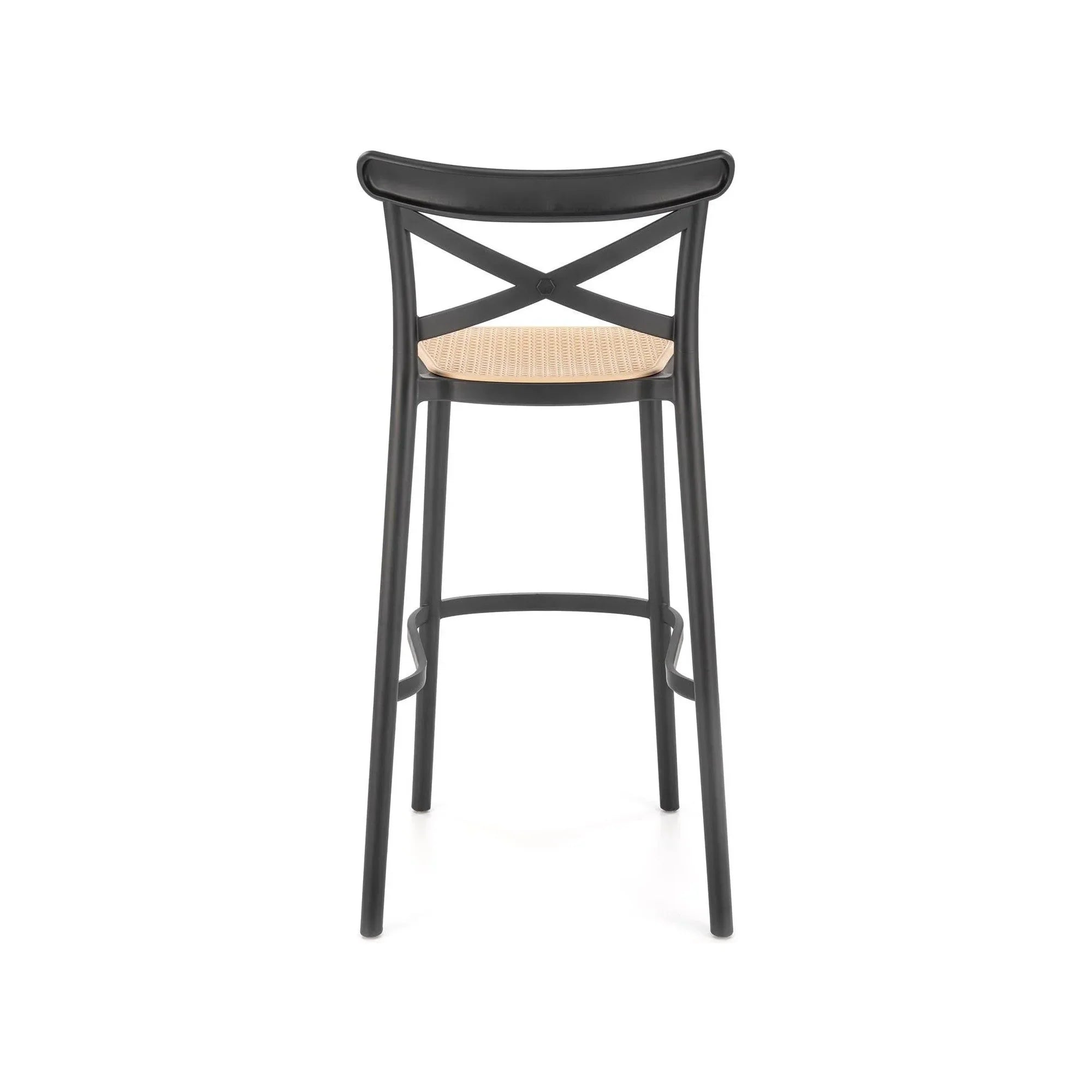 Scaun bar HOUSTON OCN-36759, crem/negru