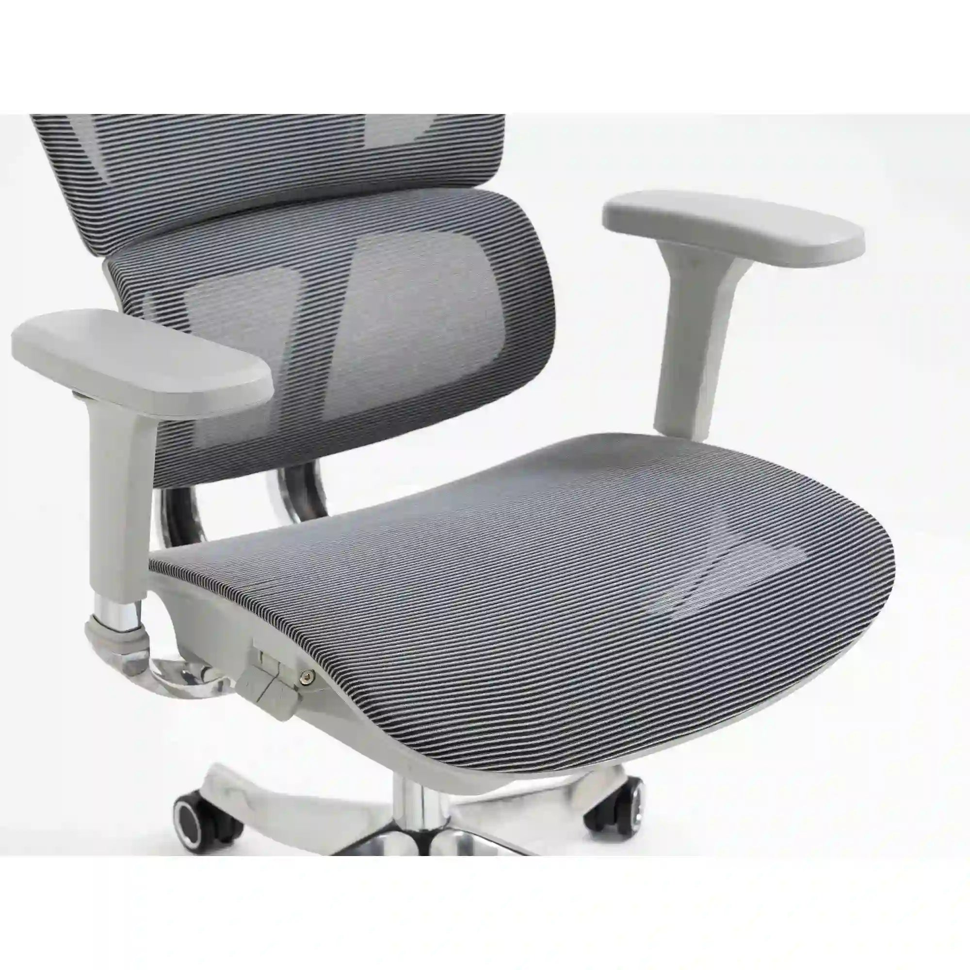 Scaun birou DETROIT OCN-38514, gri/crom