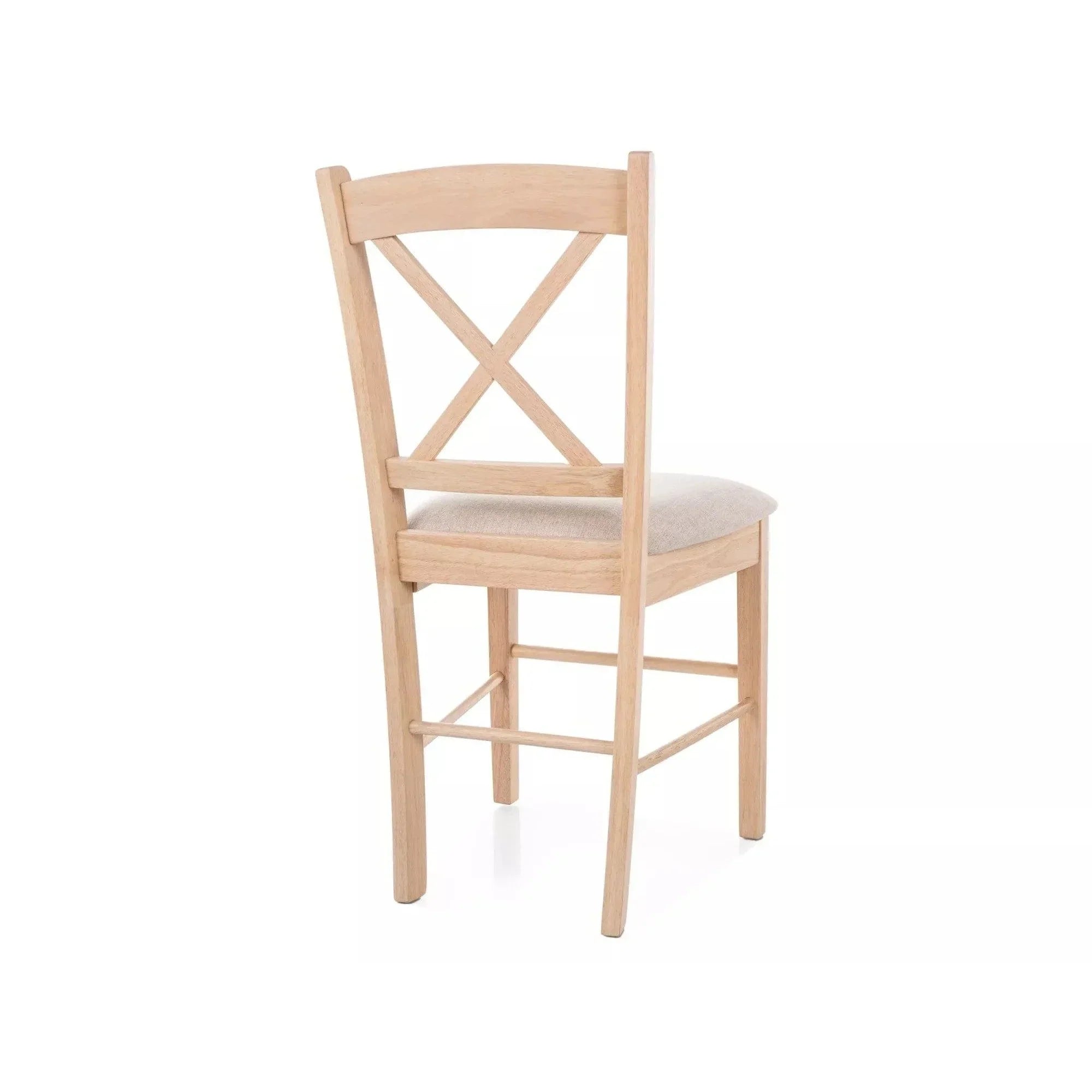 Scaun DETROIT OCN-38516, bej deschis/stejar