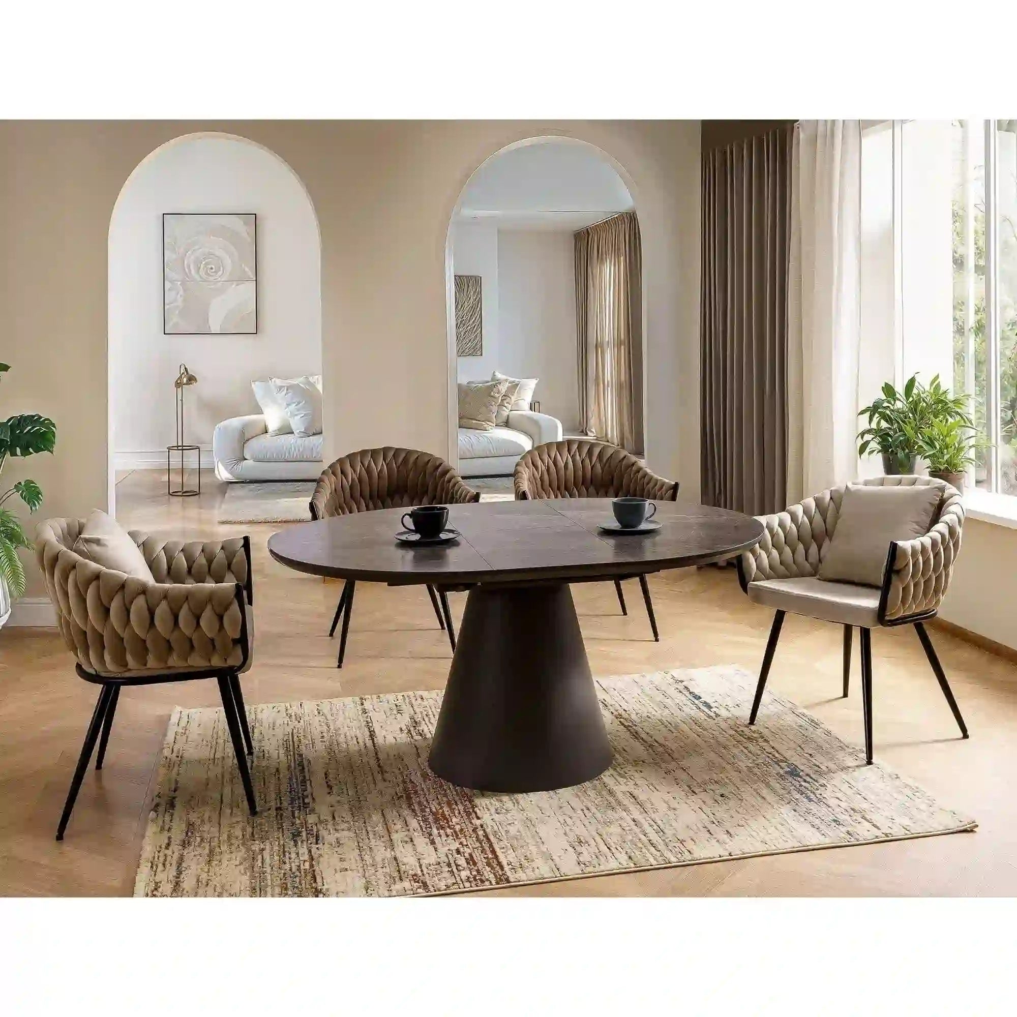 Scaun DETROIT OCN-38533, bej inchis