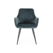 Scaun DETROIT OCN-38544, verde/negru