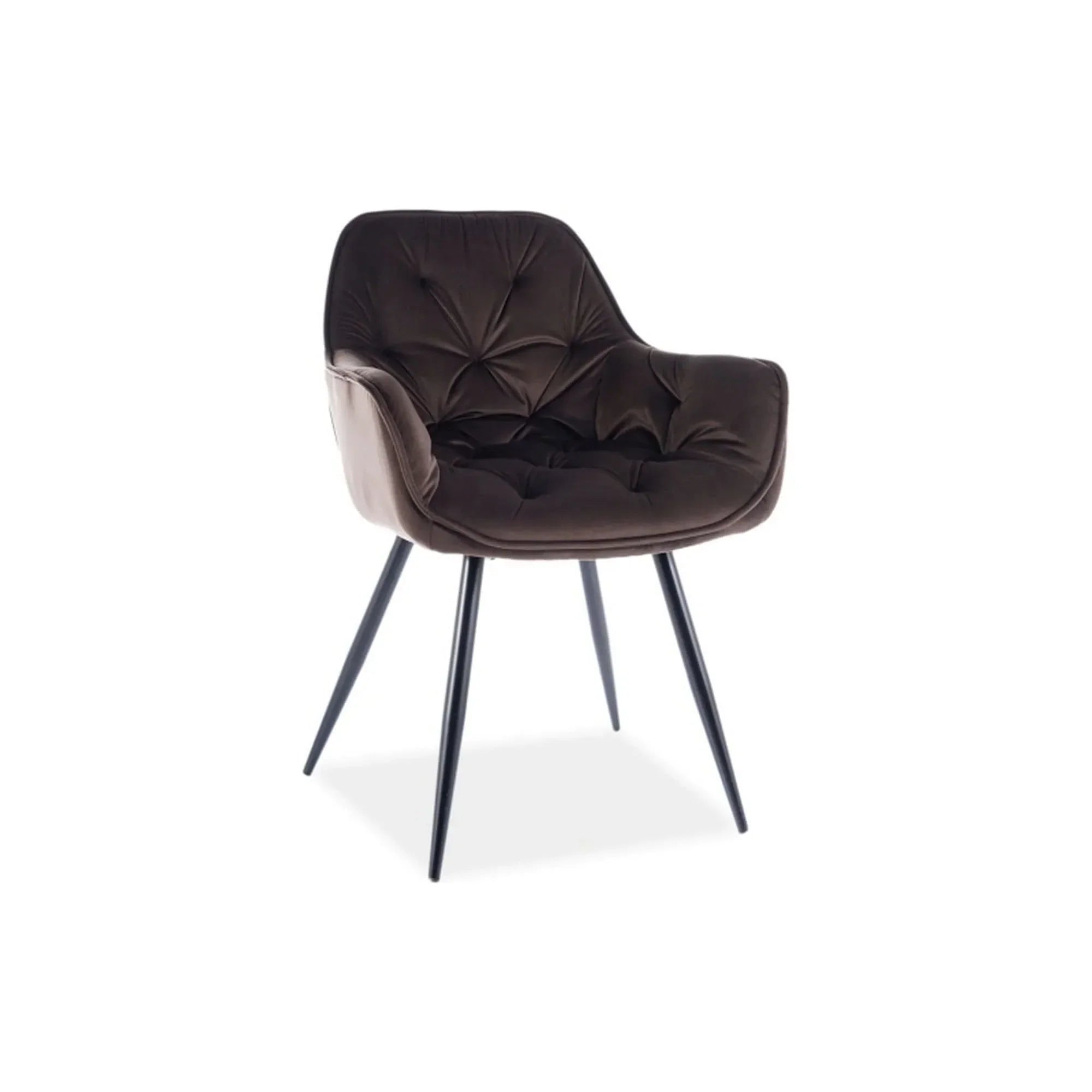 Scaun DETROIT OCN-38660, maro/negru