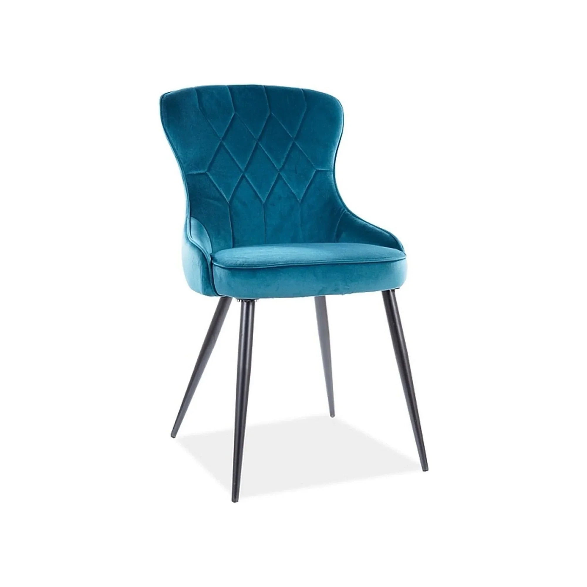 Scaun DETROIT OCN-38663, turcoaz/negru