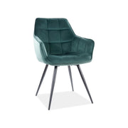 Scaun DETROIT OCN-38665, verde/negru