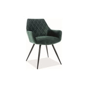 Scaun DETROIT OCN-38704, verde/negru