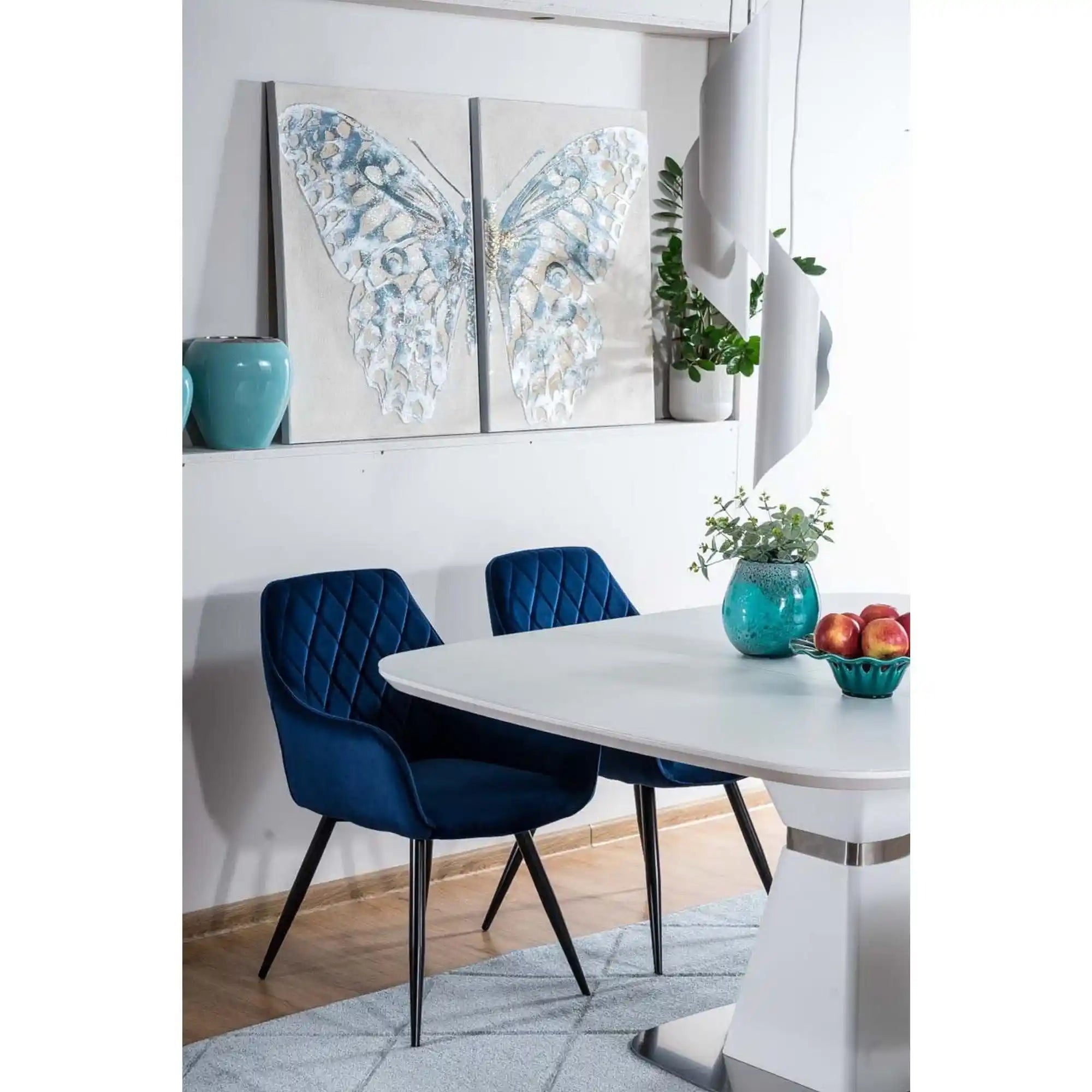 Scaun DETROIT OCN-38706, albastru/negru