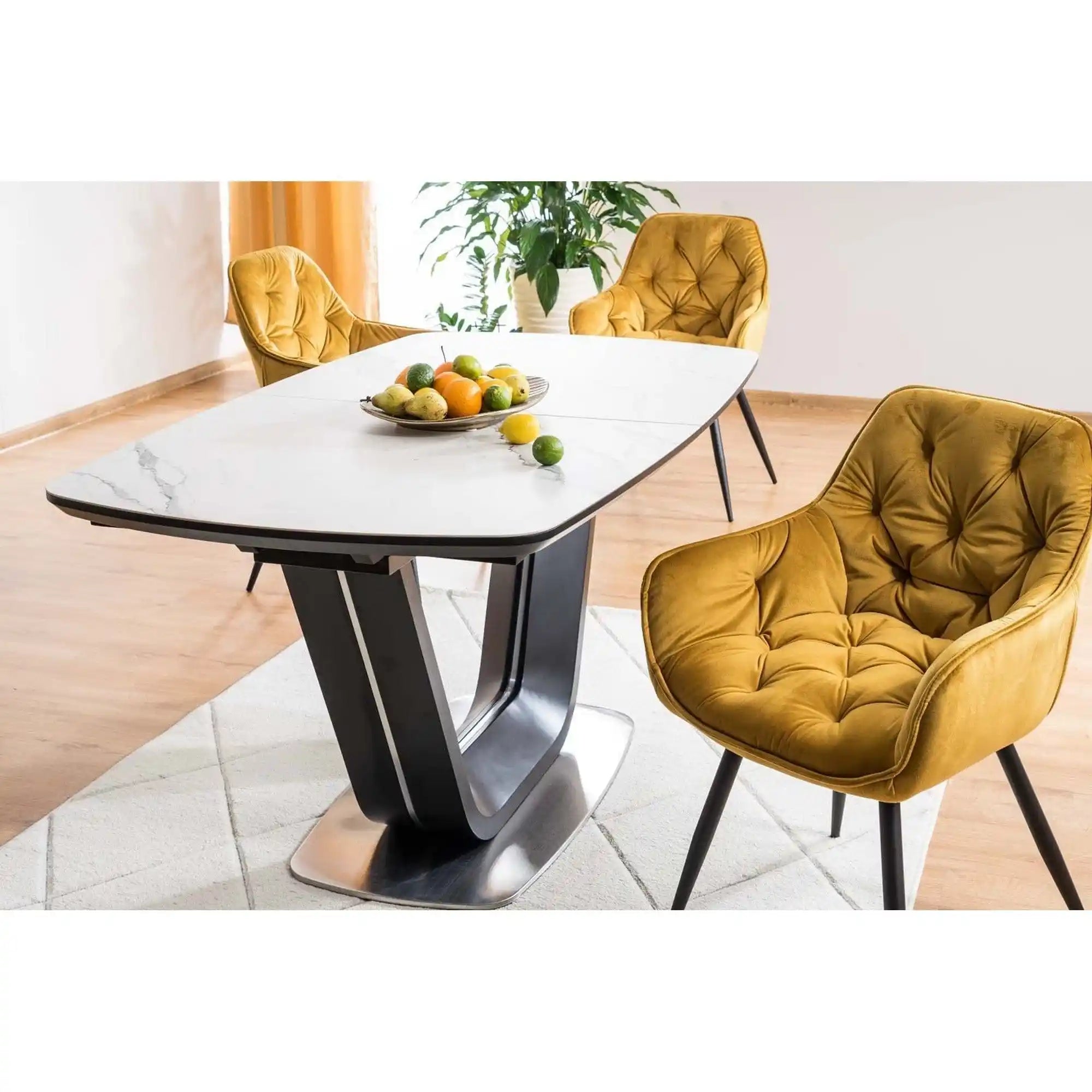 Scaun DETROIT OCN-38728, galben/negru