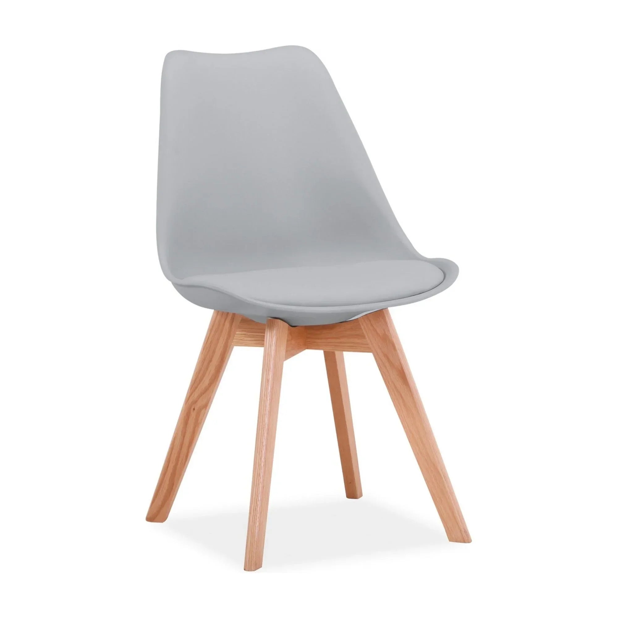 Scaun DETROIT OCN-38736, gri deschis/stejar