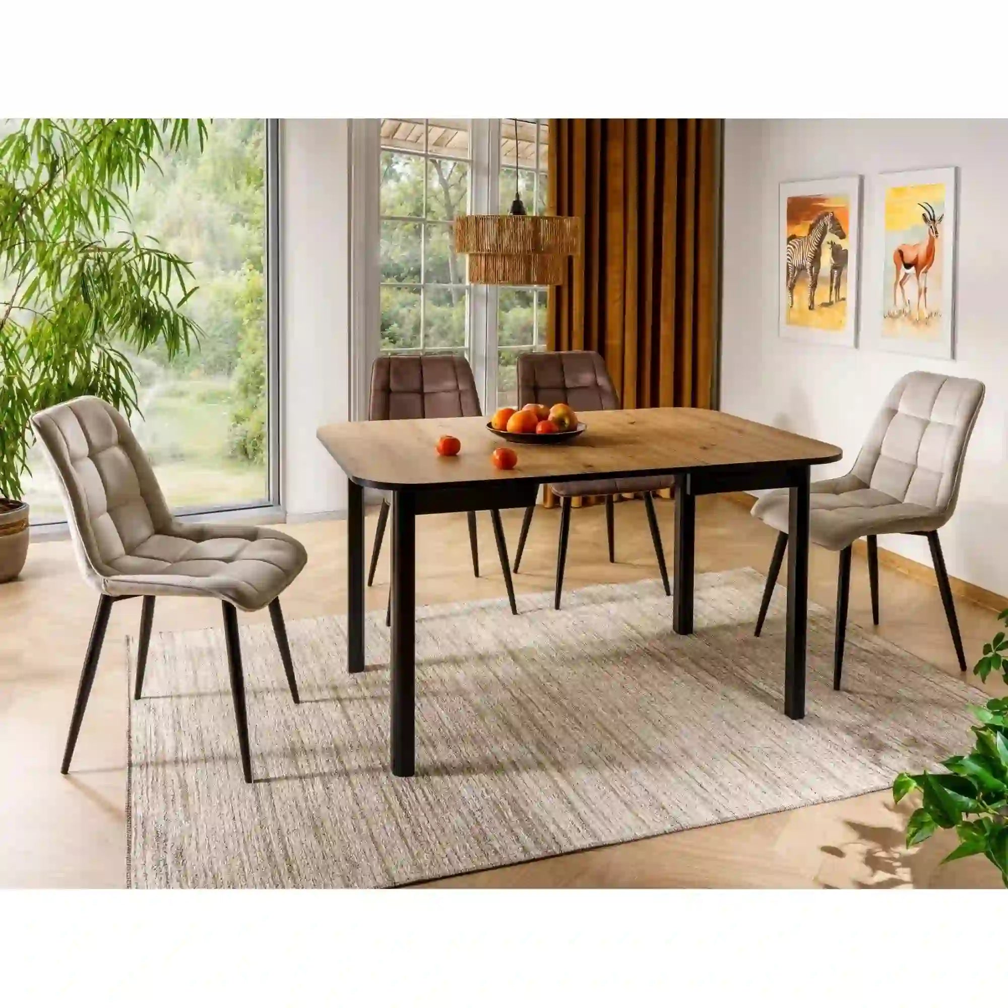 Scaun DETROIT OCN-38791, bej deschis