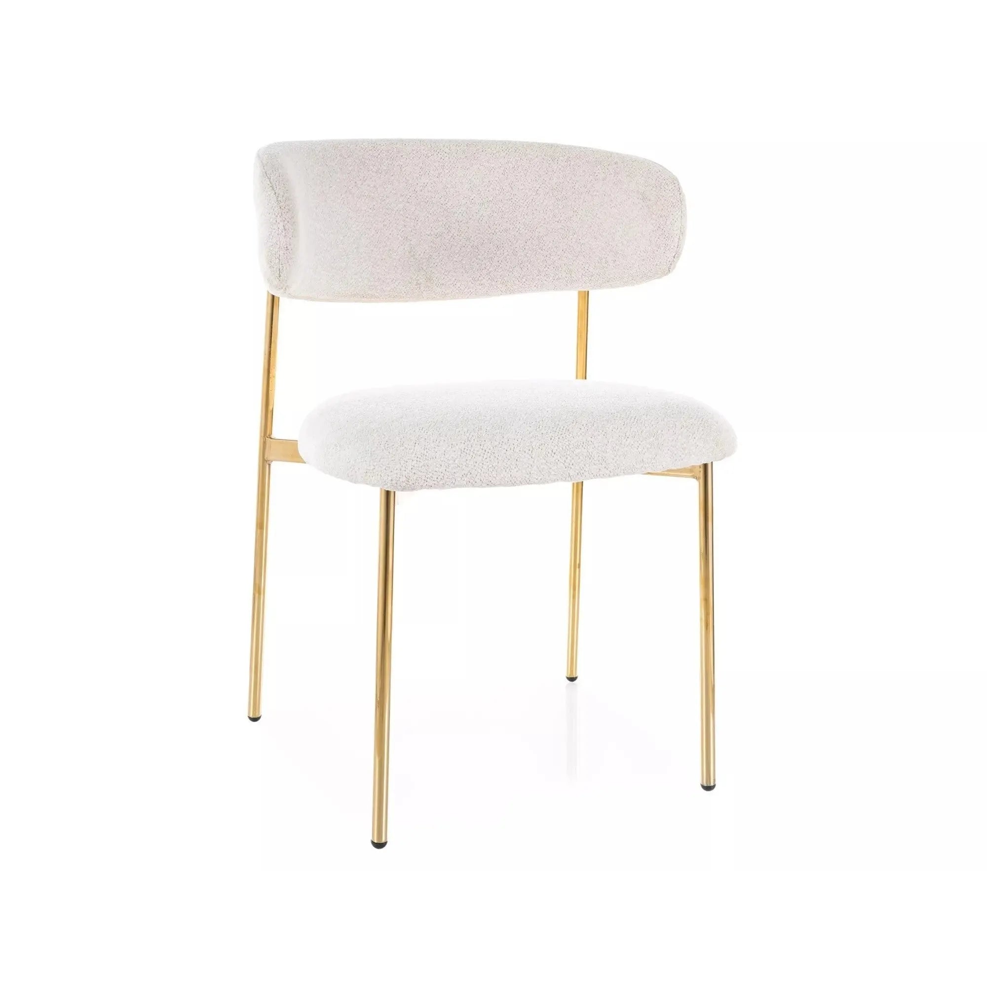 Scaun DETROIT OCN-38878, bej deschis/auriu