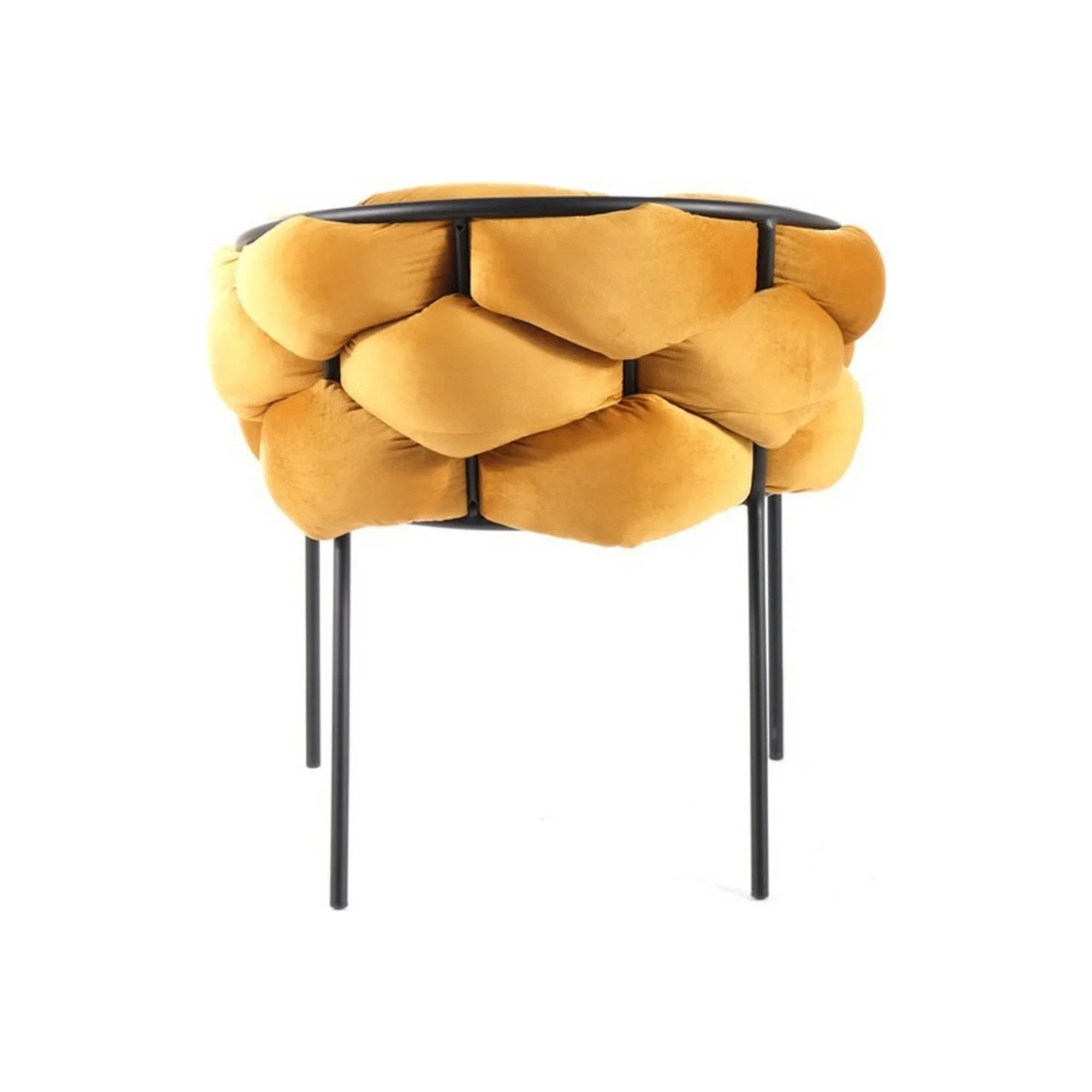 Scaun DETROIT OCN-38941, galben mustar/negru