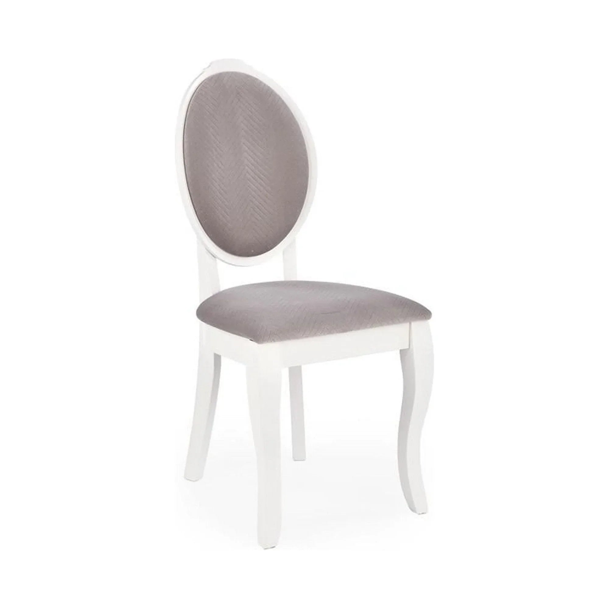 Scaun dining HOUSTON OCN-36336, gri/alb