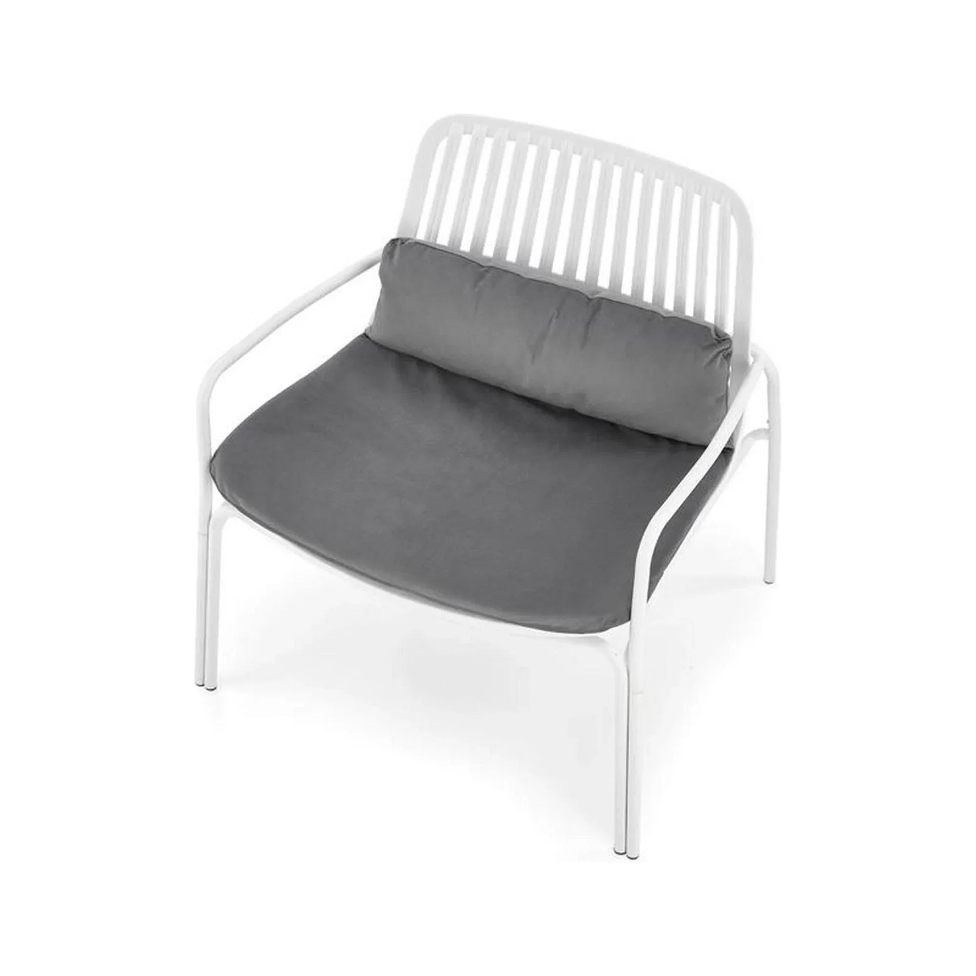 Scaun gradina HOUSTON OCN-35914, gri/alb