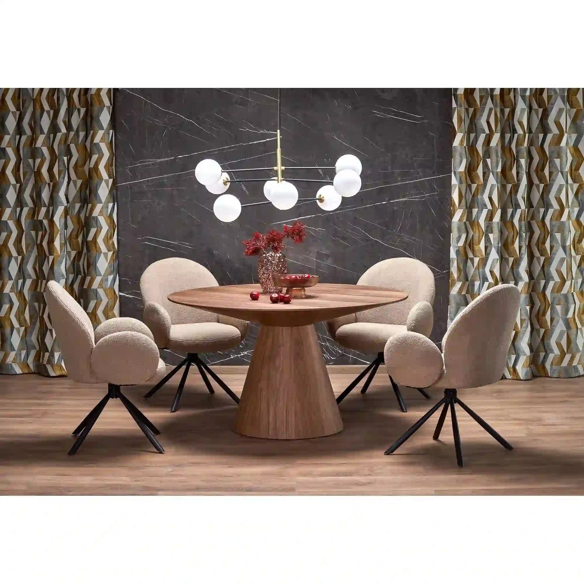 Scaun HOUSTON OCN-36148, capuccino/negru