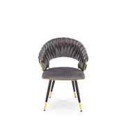 Scaun HOUSTON OCN-36164, gri/negru/auriu