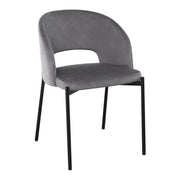 Scaun HOUSTON OCN-36328, gri/negru