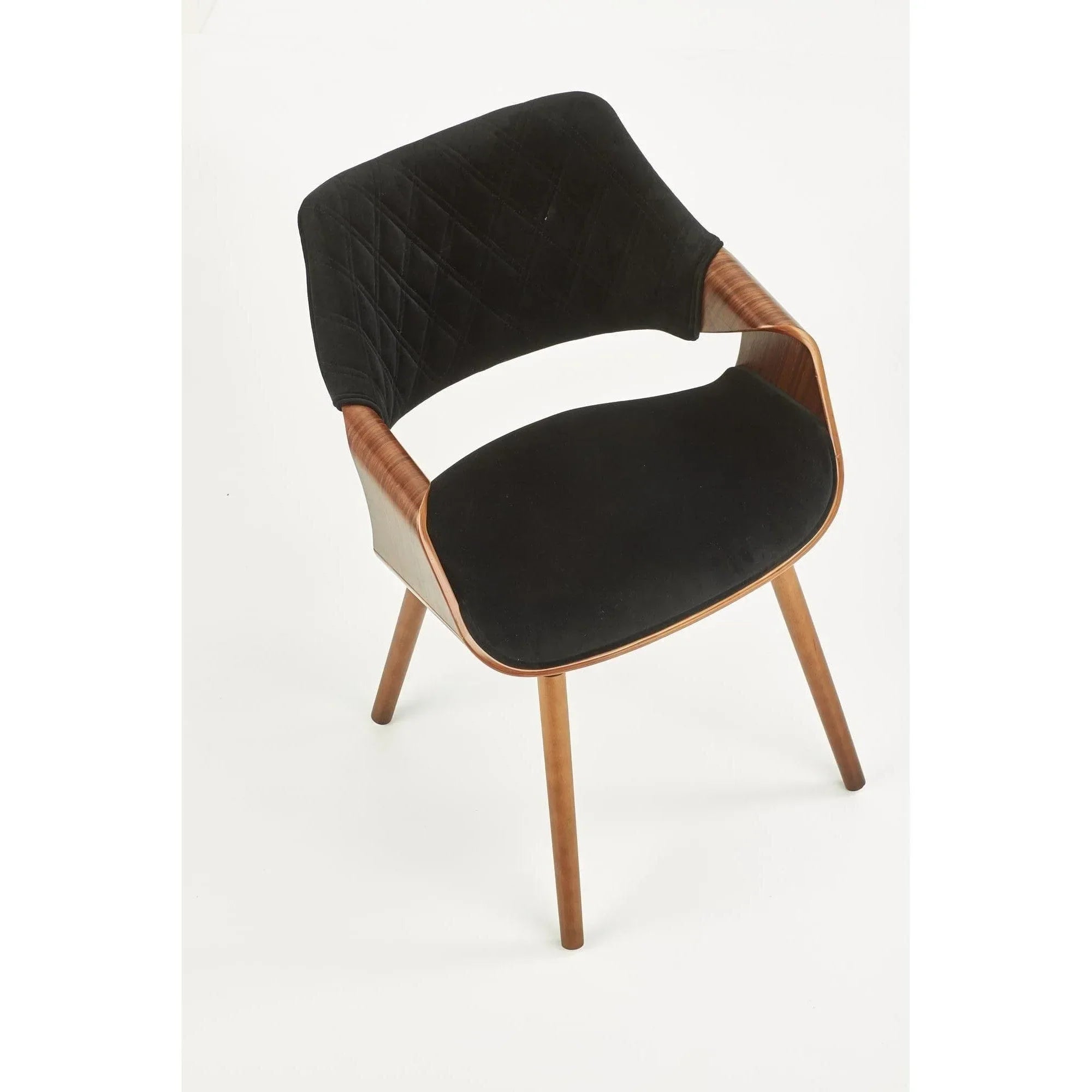 Scaun HOUSTON OCN-36376, negru/nuc