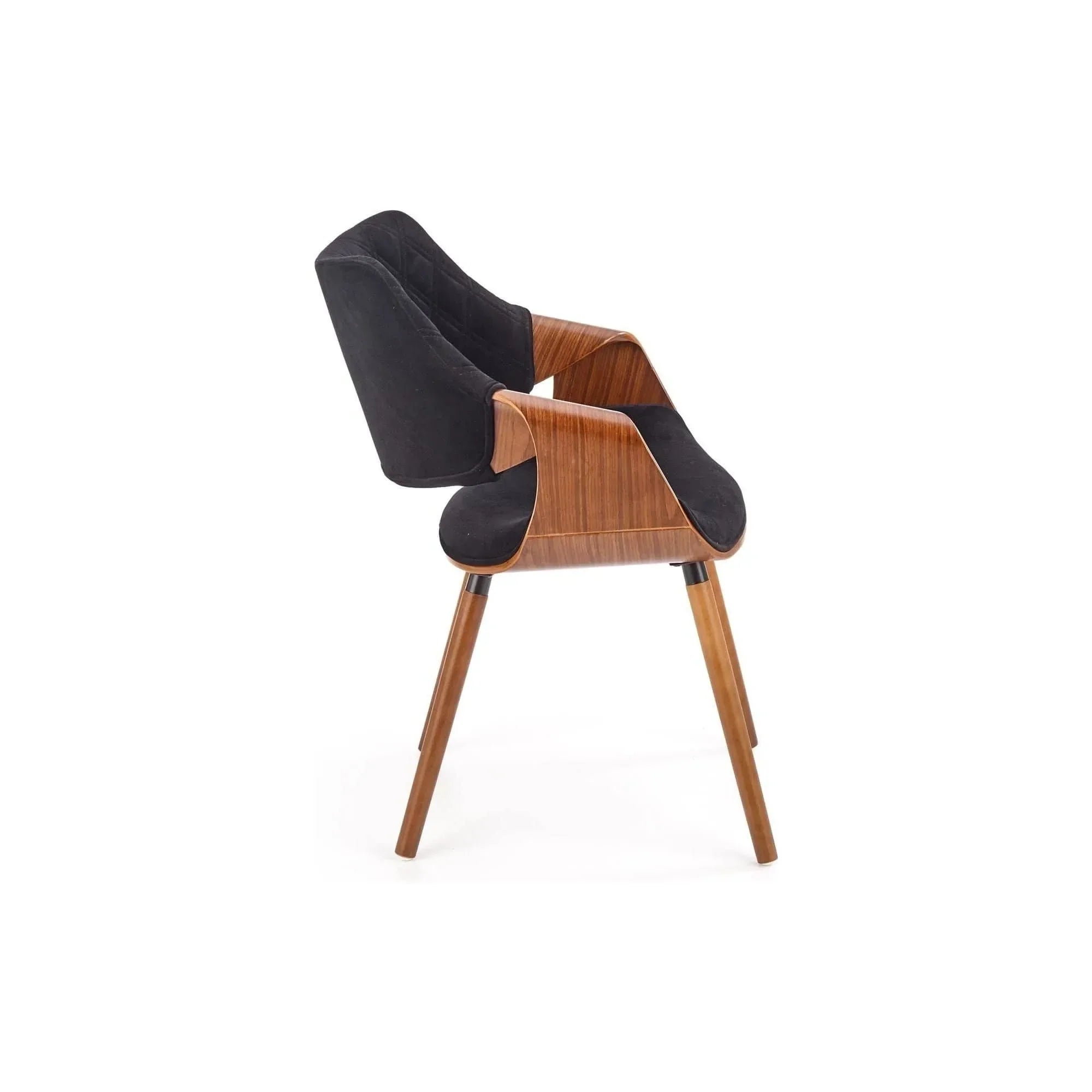 Scaun HOUSTON OCN-36376, negru/nuc