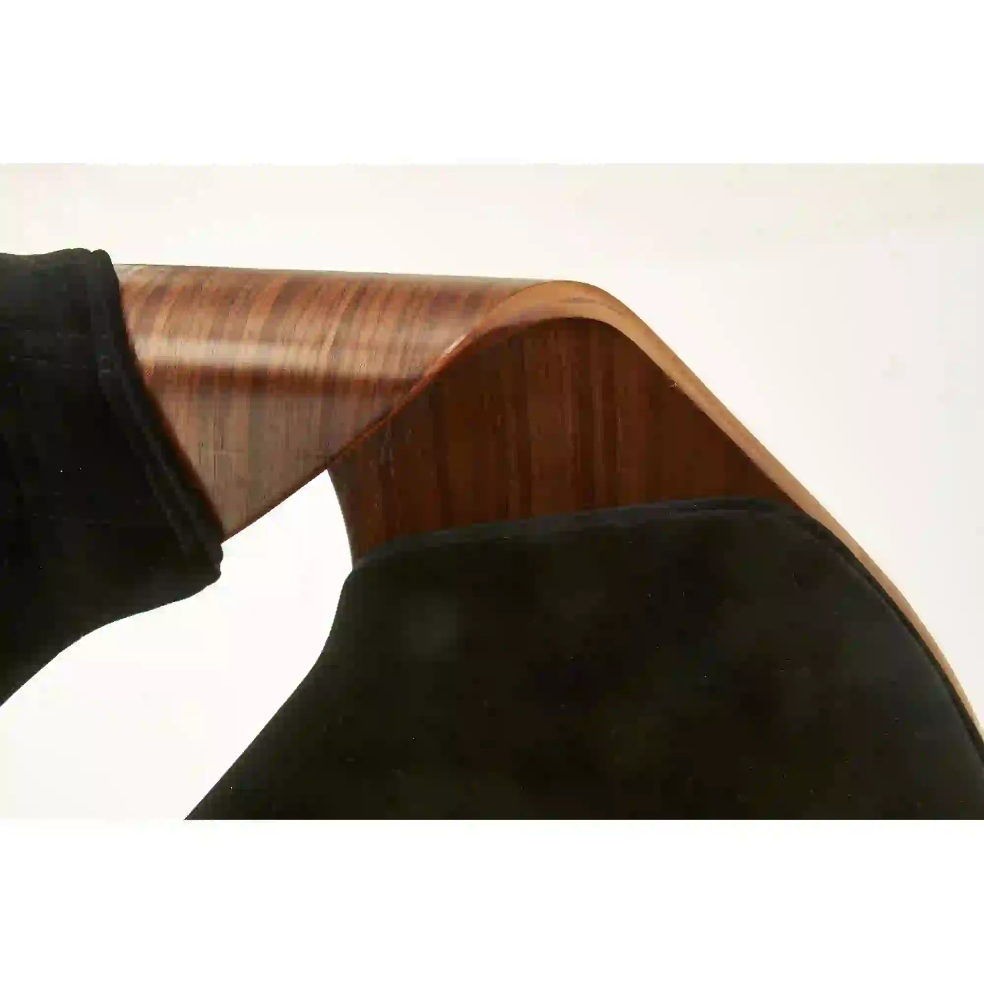 Scaun HOUSTON OCN-36376, negru/nuc