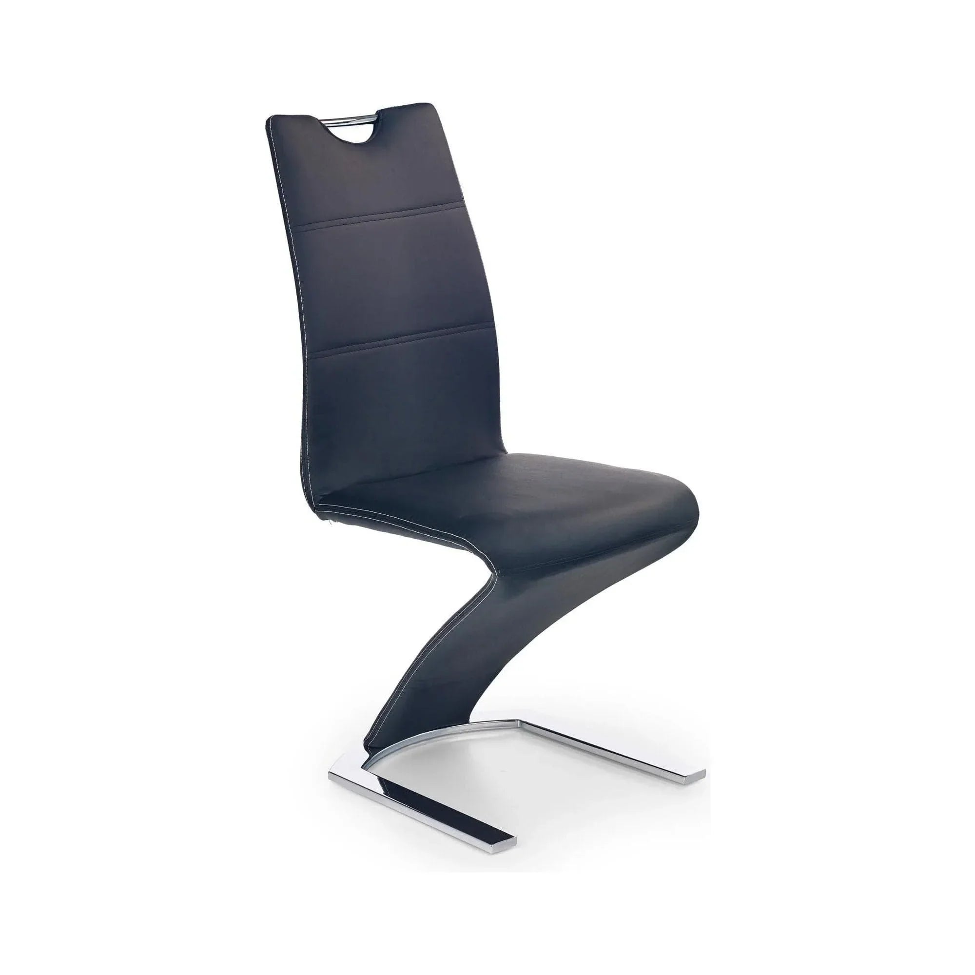 Scaun HOUSTON OCN-36451, negru/crom