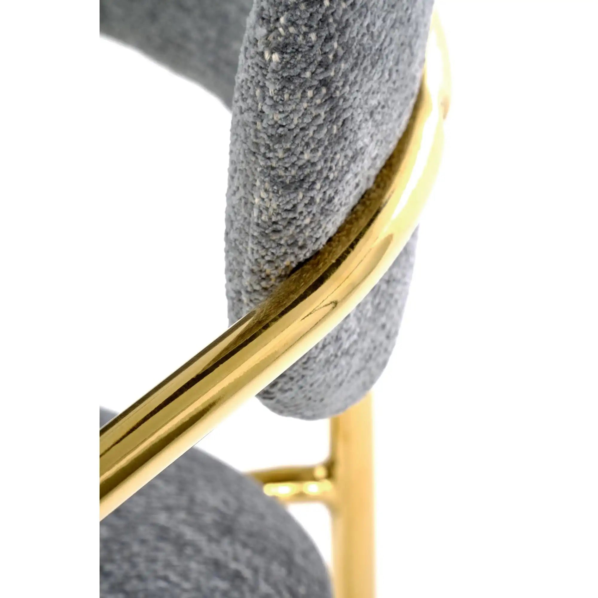 Scaun HOUSTON OCN-36573, gri/auriu