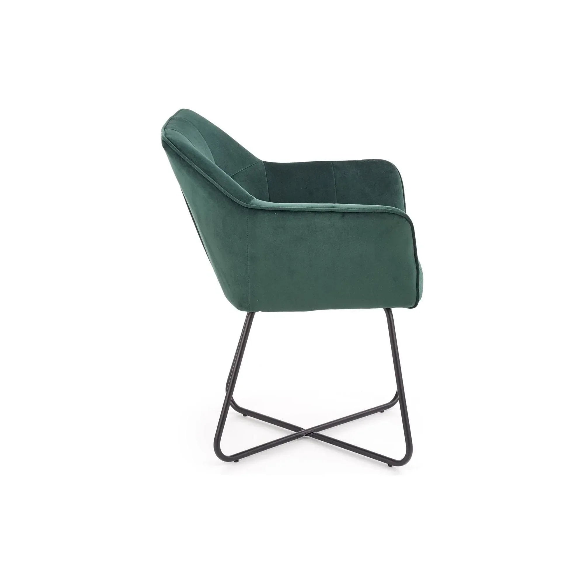 Scaun HOUSTON OCN-36574, verde/negru