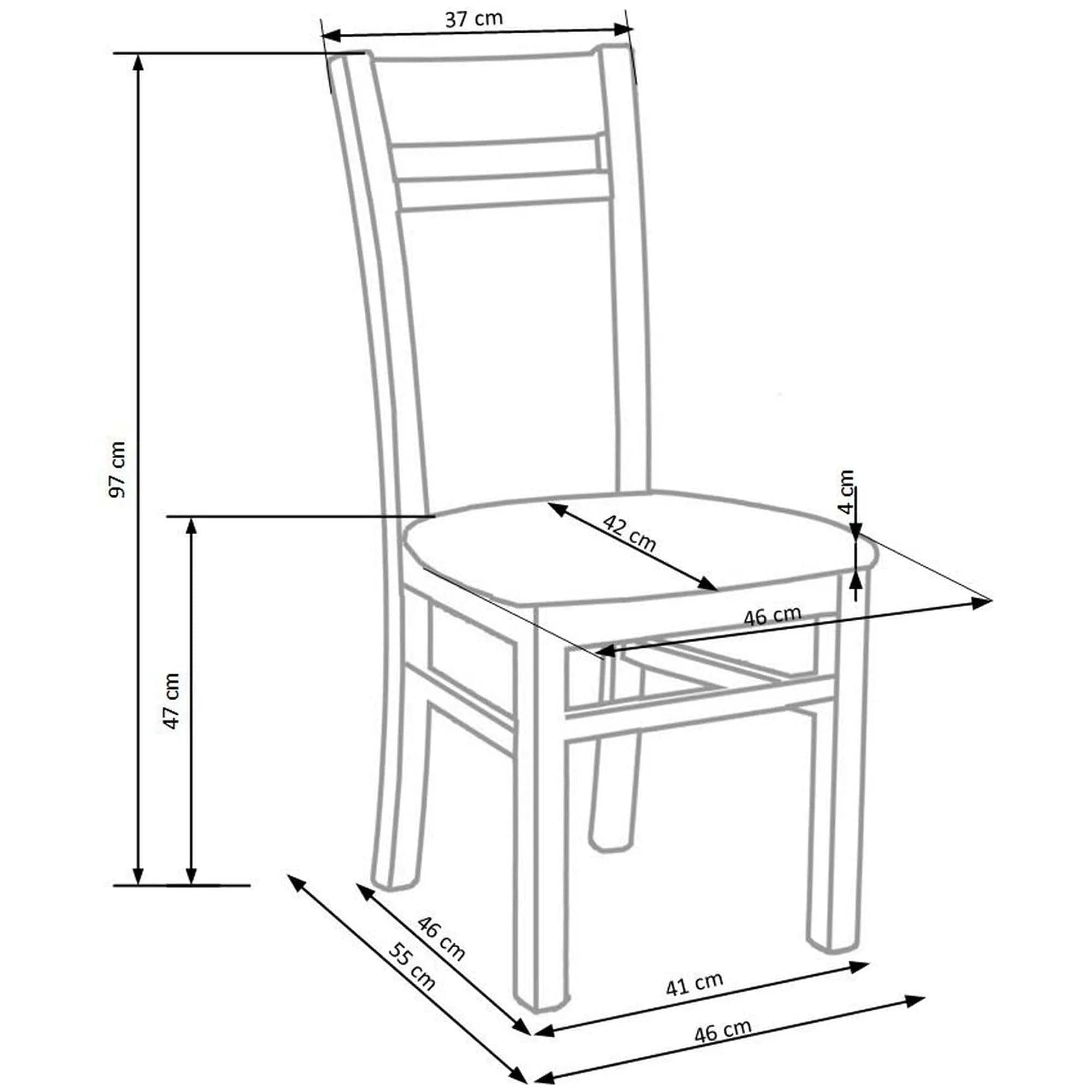 Scaun HOUSTON OCN-36586, gri/alb/fag